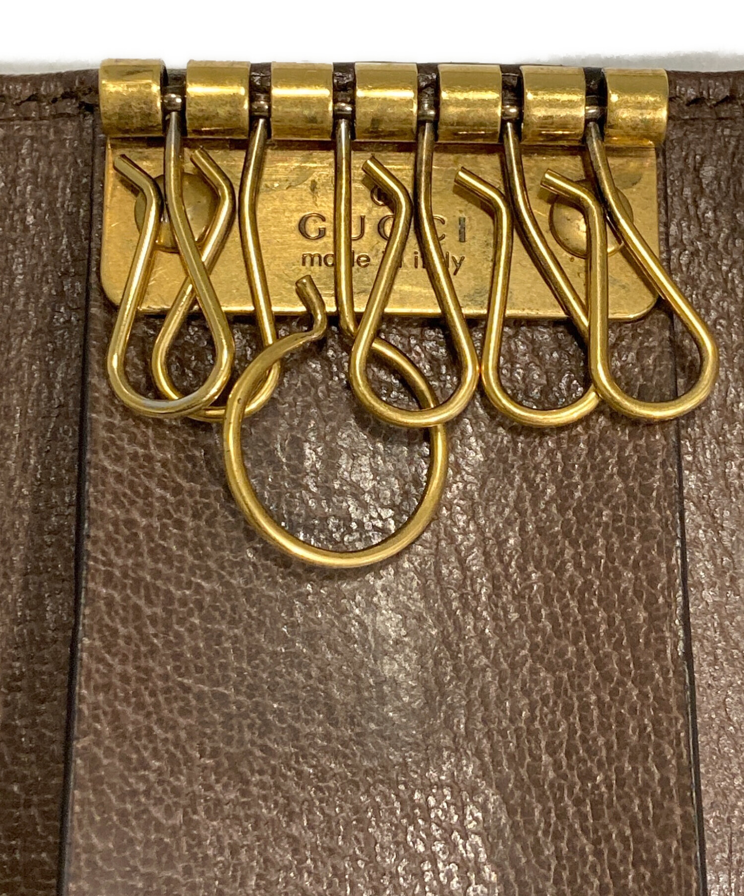 レトロページ 中古・古着通販】GUCCI (グッチ) GGスプリーム オフディア ブラウン