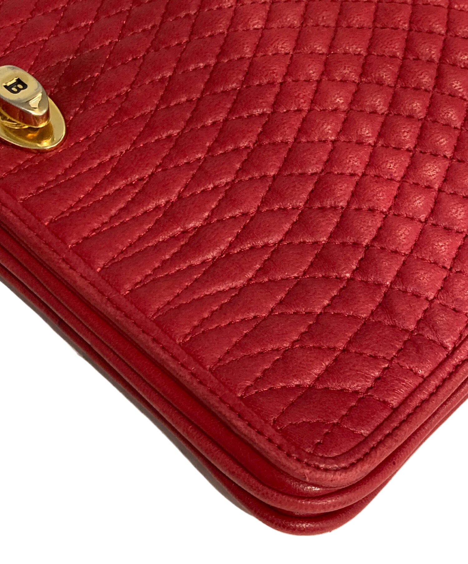 中古・古着通販】BALLY (バリー) キルティングチェーンショルダー 