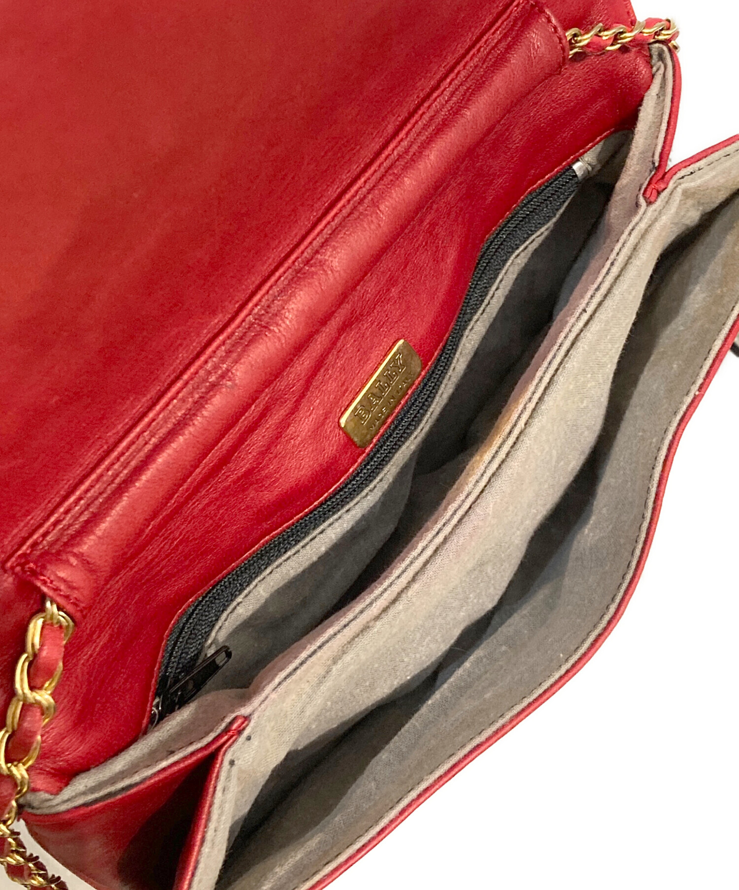 中古・古着通販】BALLY (バリー) キルティングチェーンショルダー 