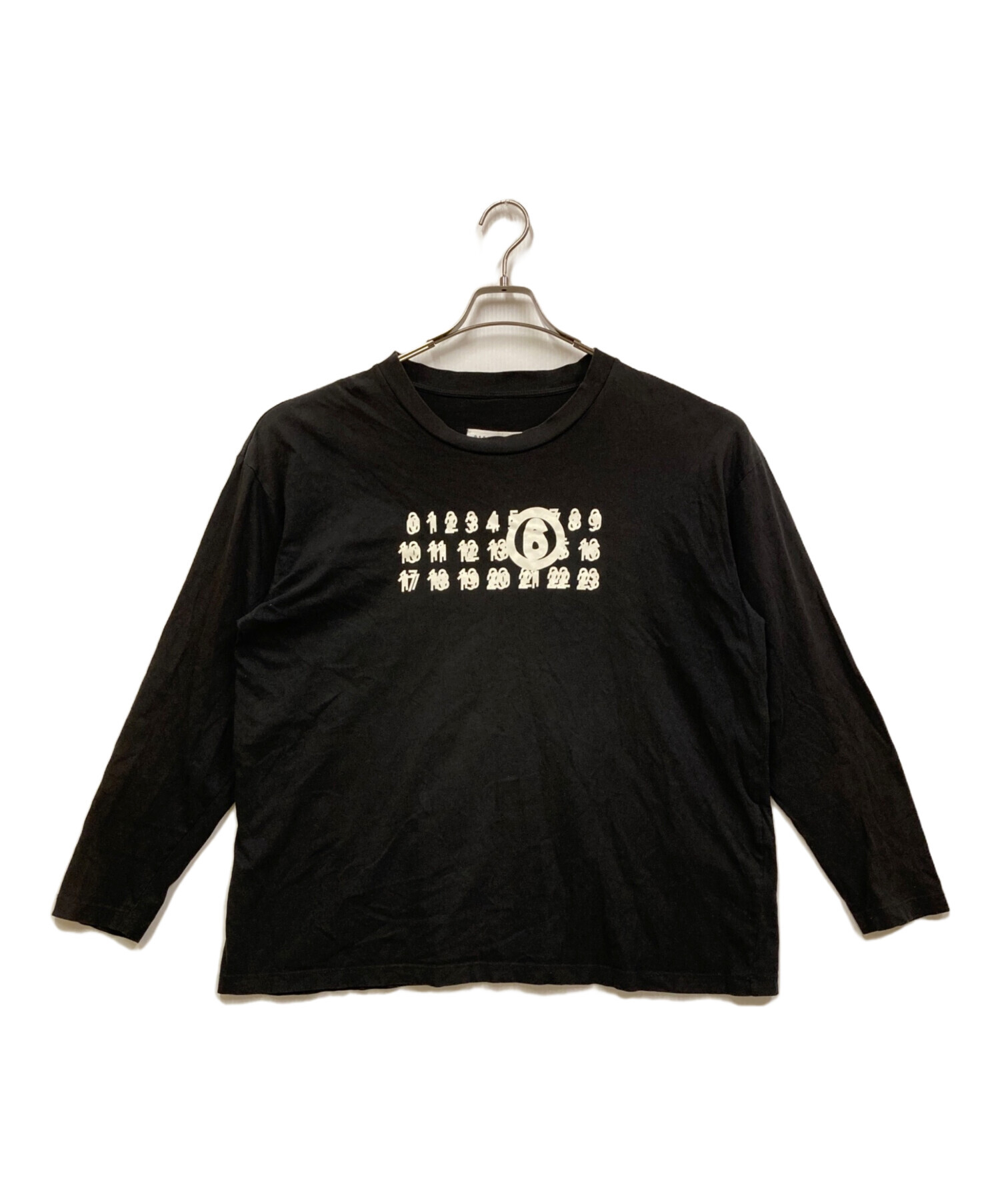 MM6 エムエムシックス Tシャツ・カットソー M 黒 【古着】【中古】【送料無料】 MM6 - MM6 エムエムシックス Tシャツ・カットソー XS 黒 【古着