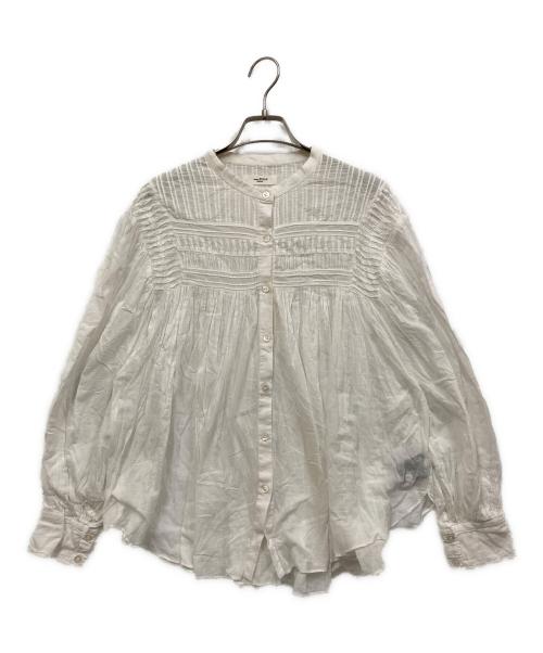ISABEL MARANT ETOILE / イザベルマランエトワール | 花柄 タックギャザーブラウス | パープル/ピンク | レディース ISABEL MARANT ETOILE / イザベルマランエトワール | 花柄 タック