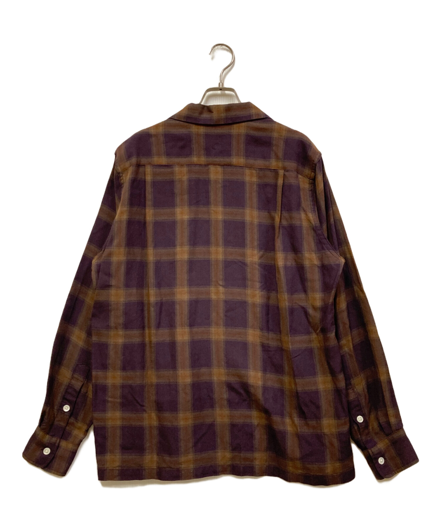 中古・古着通販】WACKO MARIA (ワコマリア) OMBRE CHECK OPEN COLLAR