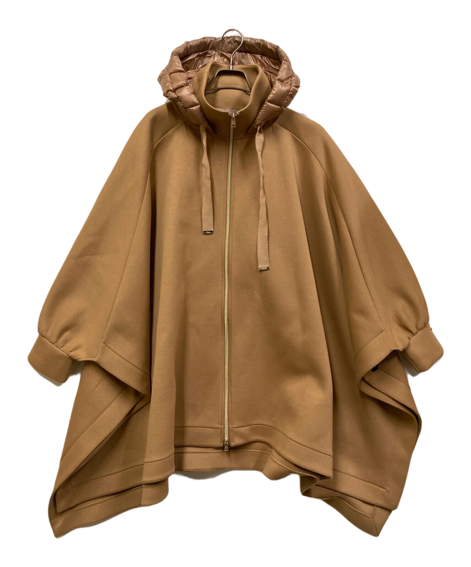 新品未使用　タグ付き　HERNO ベージュ ケープコート ポンチョ♡ 中古・古着通販】HERNO RESPORT (ヘルノ) ケープ/ポンチョ ベージュ