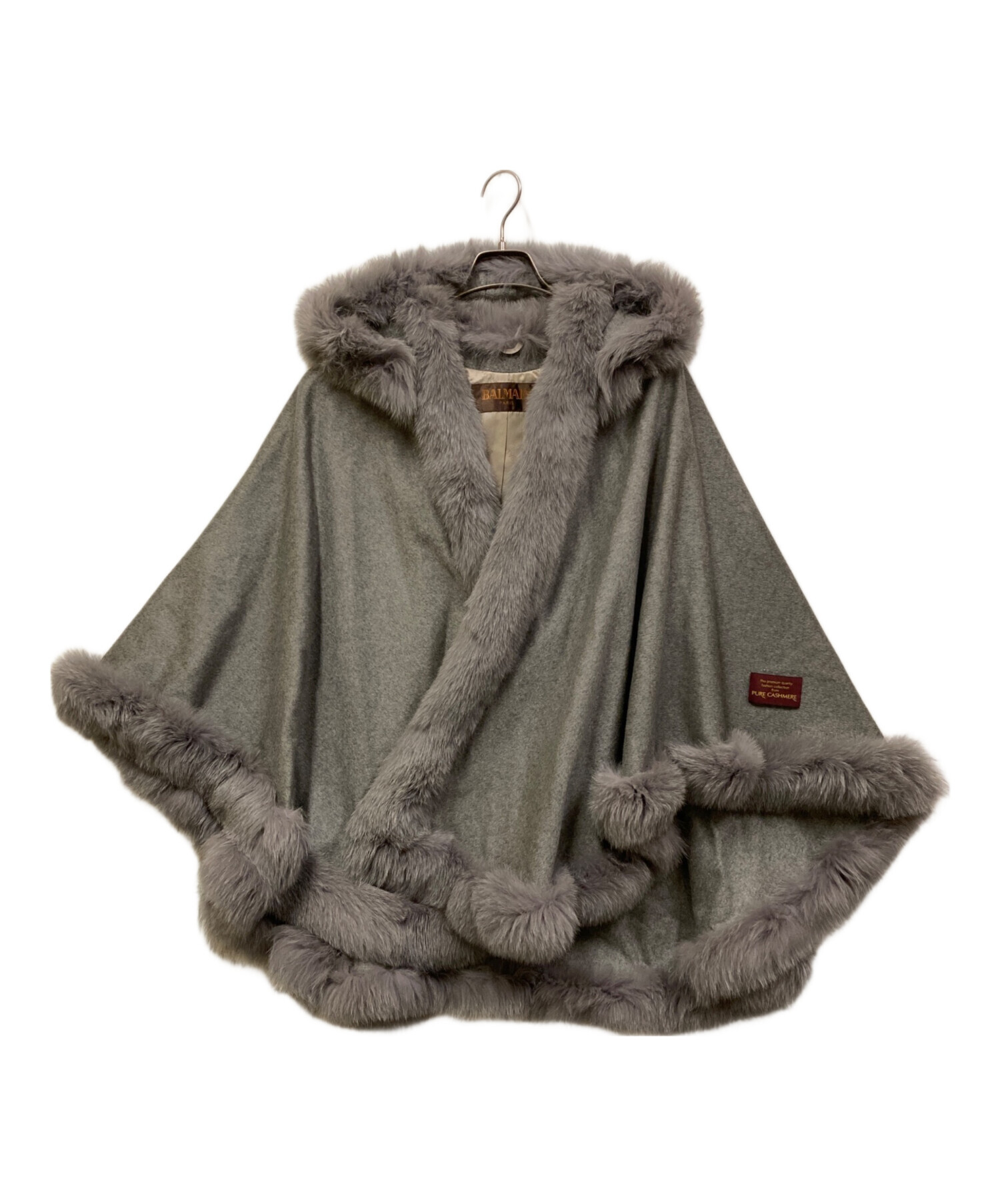 中古・古着通販】BALMAIN (バルマン) フォックスファーカシミヤ