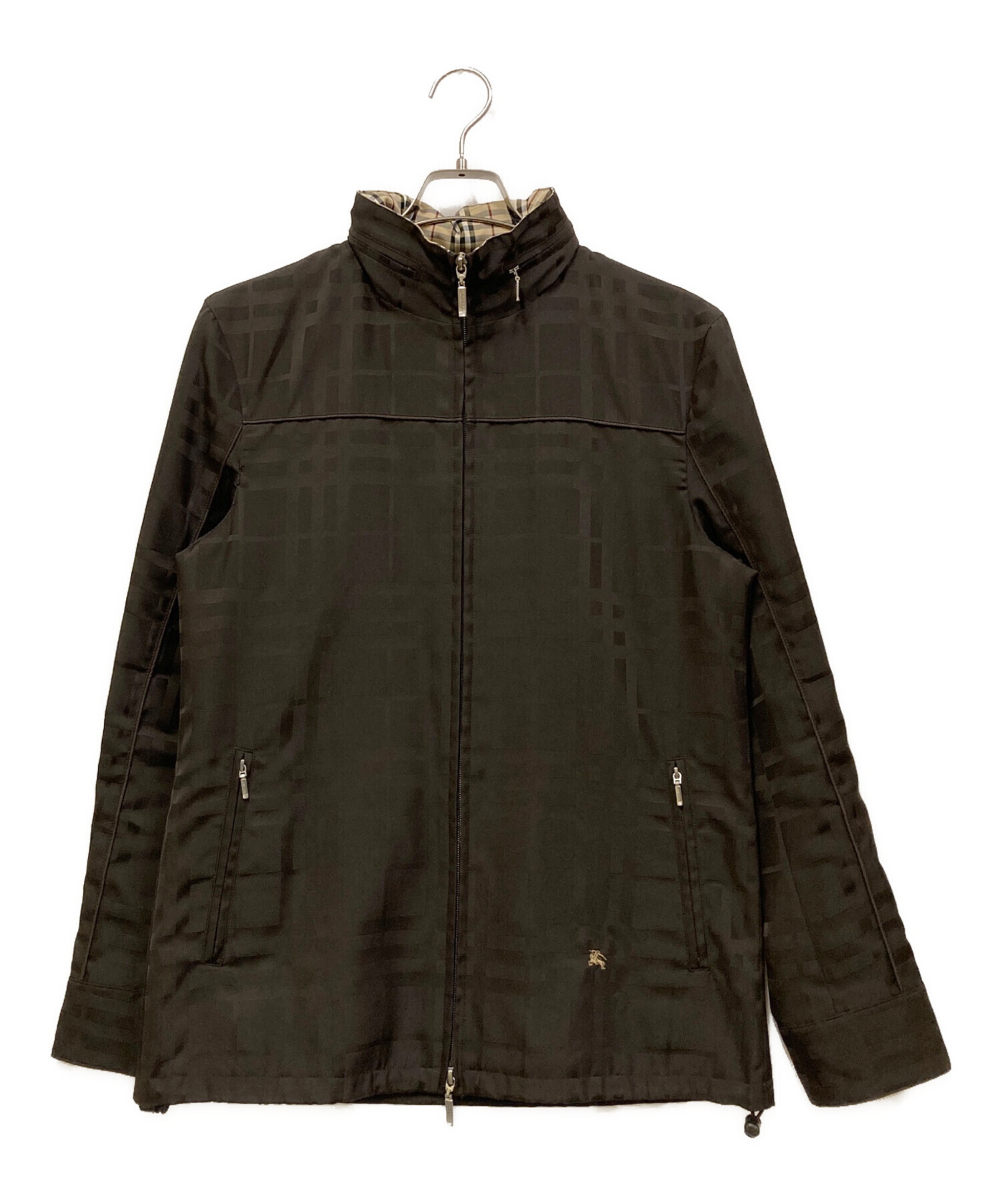 BURBERRY BLACK LABEL ジップアップジャケット　バーバリー 中古・古着通販】BURBERRY BLACK LABEL (バーバリーブラックレーベル