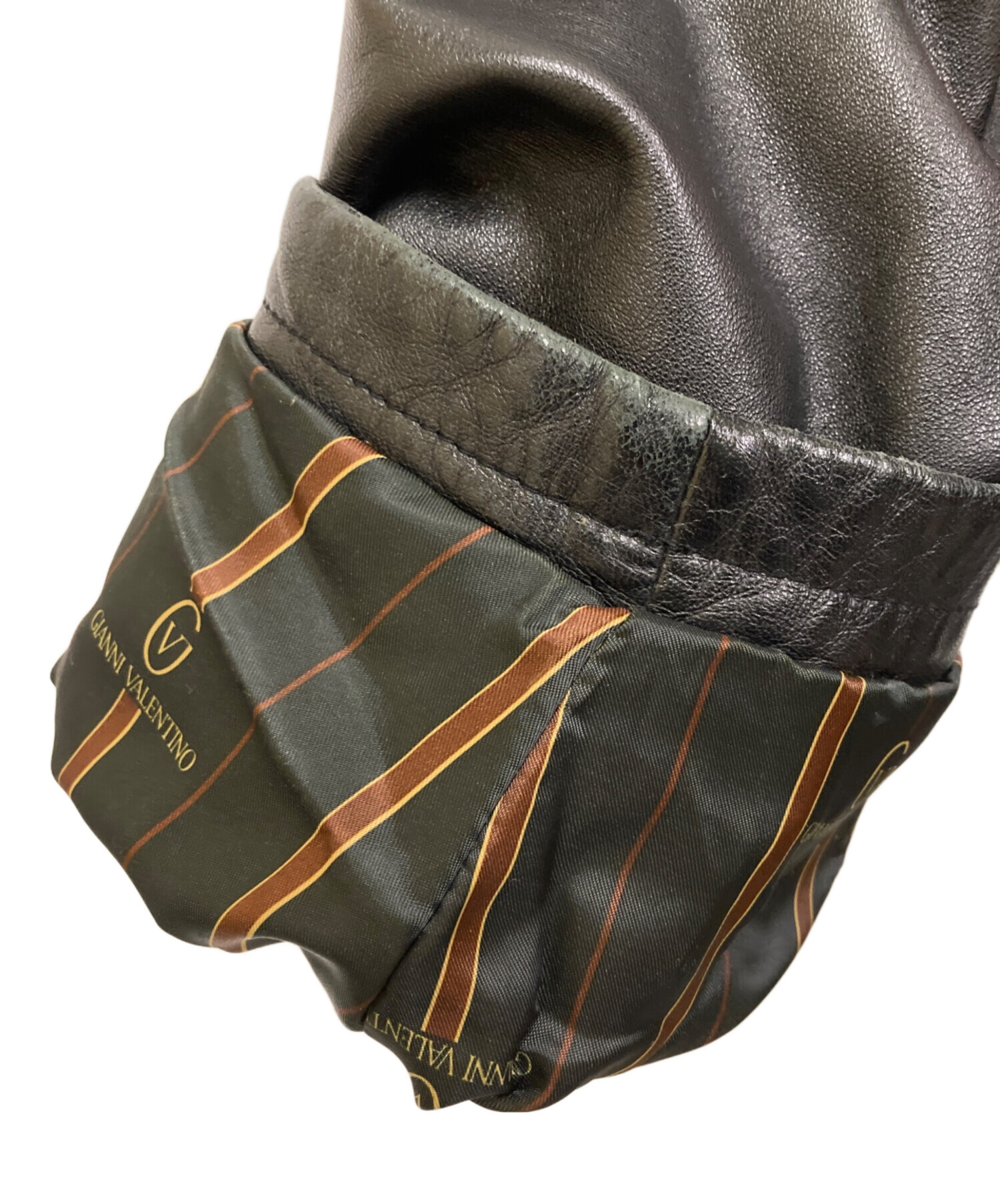 中古・古着通販】GIANNI VALENTINO (ジャンニバレンチノ) レザーカー 