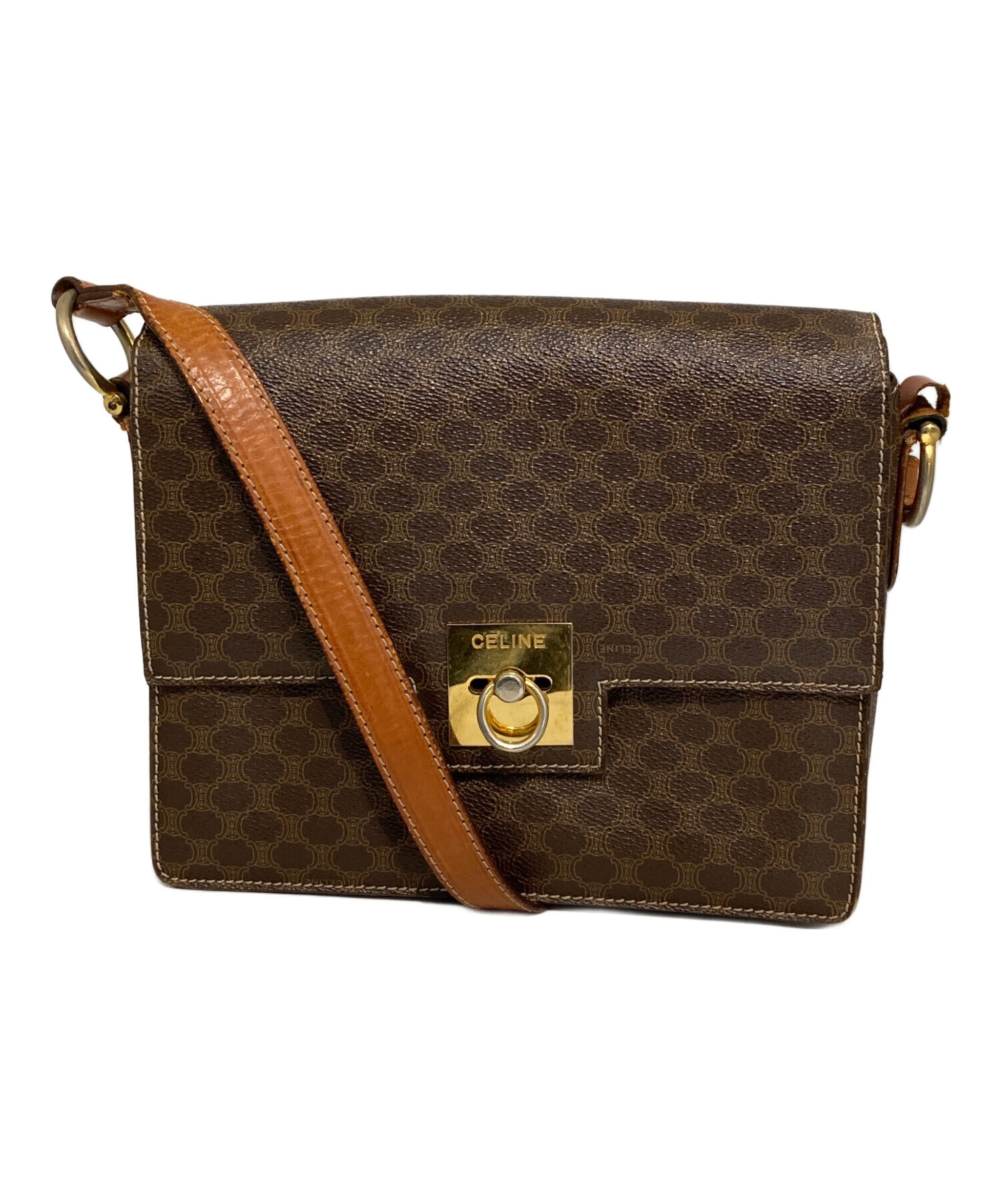 中古・古着通販】CELINE (セリーヌ) オールドマカダム柄ショルダー