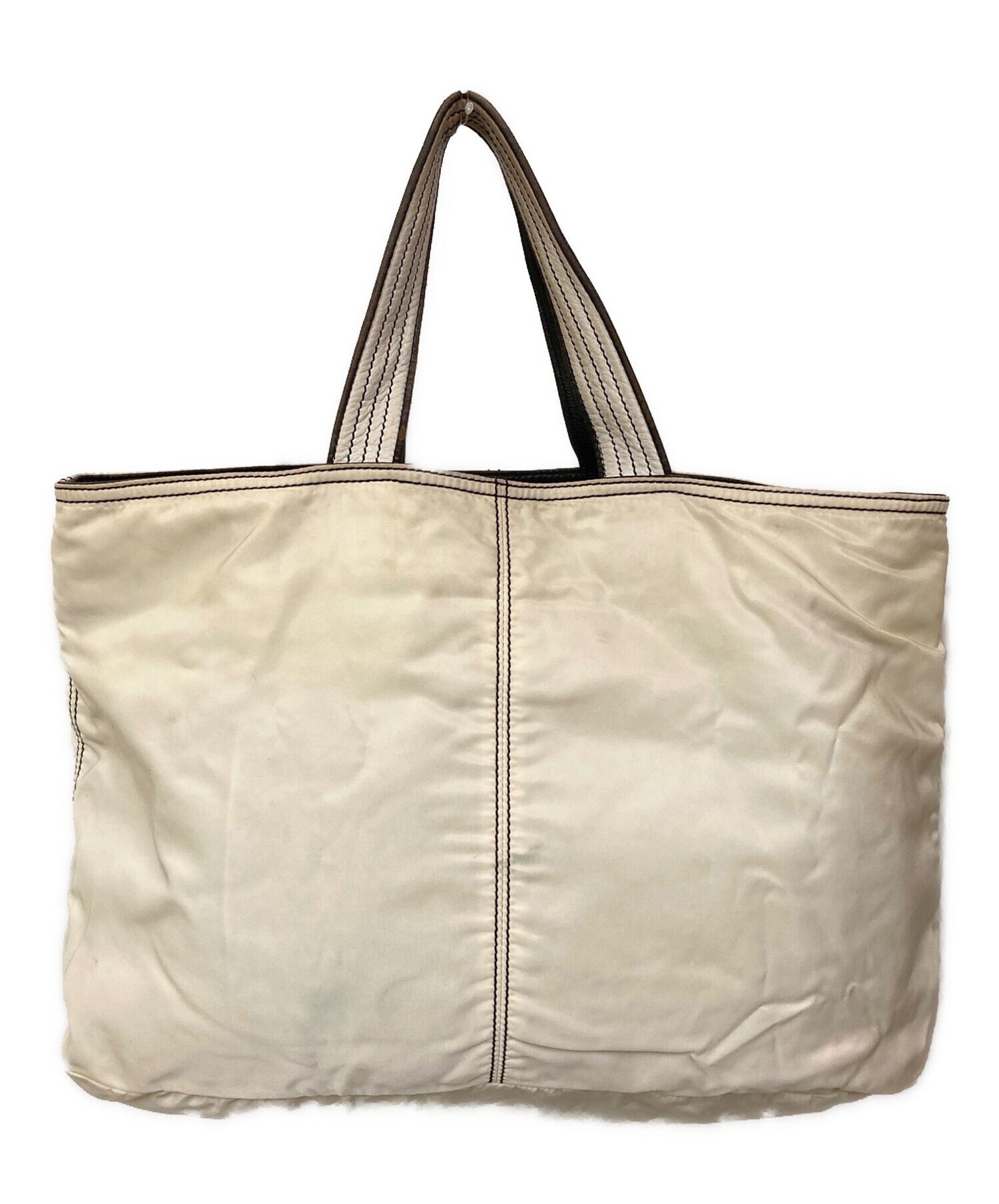 中古・古着通販】PRADA (プラダ) リバーシブルナイロントートバッグ