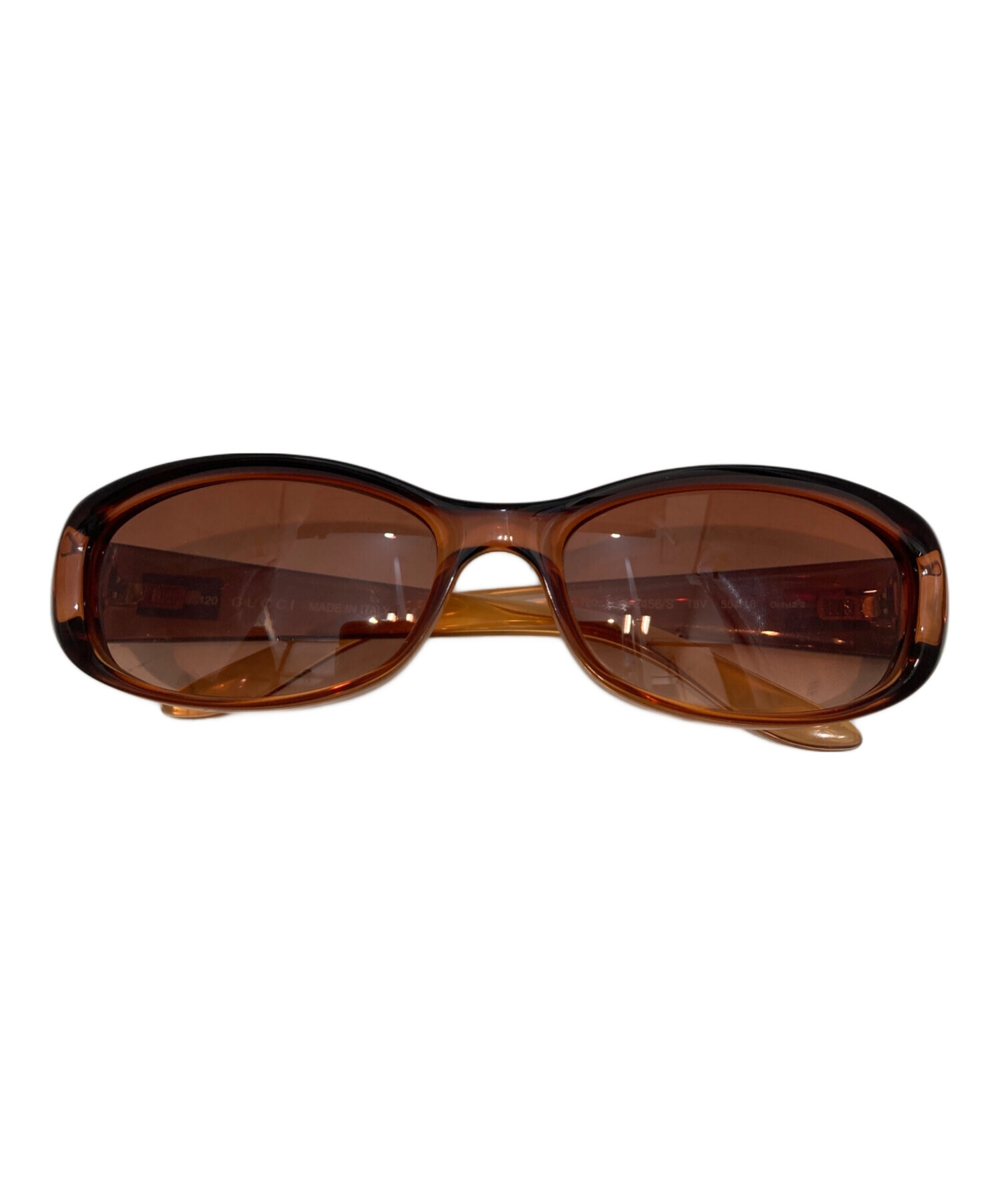未使用新品 GUCCI サングラス ブラウン 中古・古着通販】GUCCI (グッチ) サングラス ブラウン｜ブランド・古着