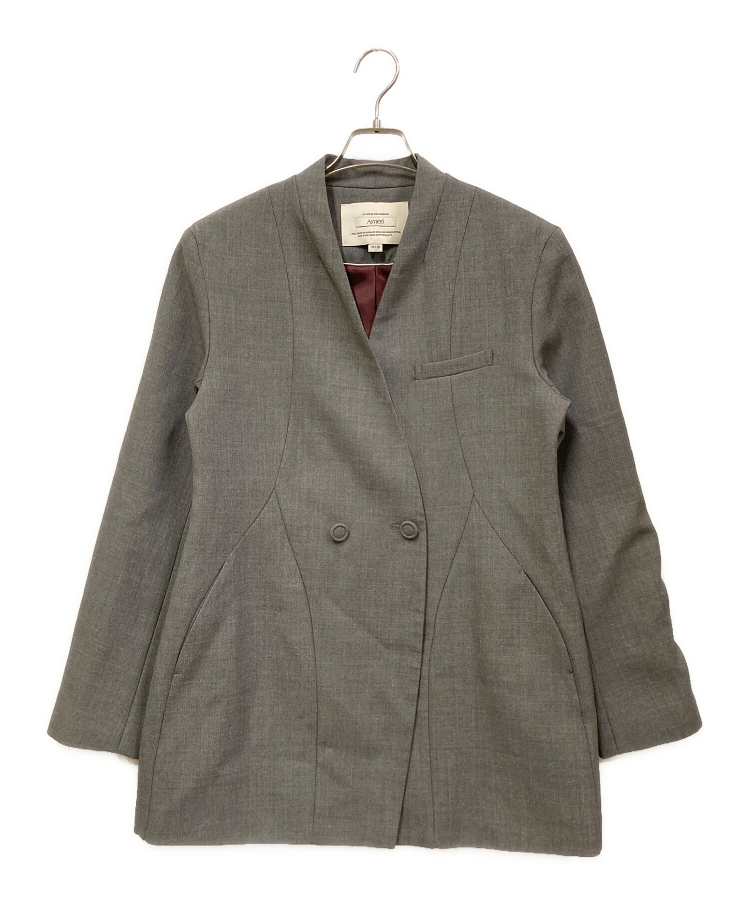 中古・古着通販】AMERI (アメリ) WAVE SWITCHING CONSTRUCTIVE JACKET