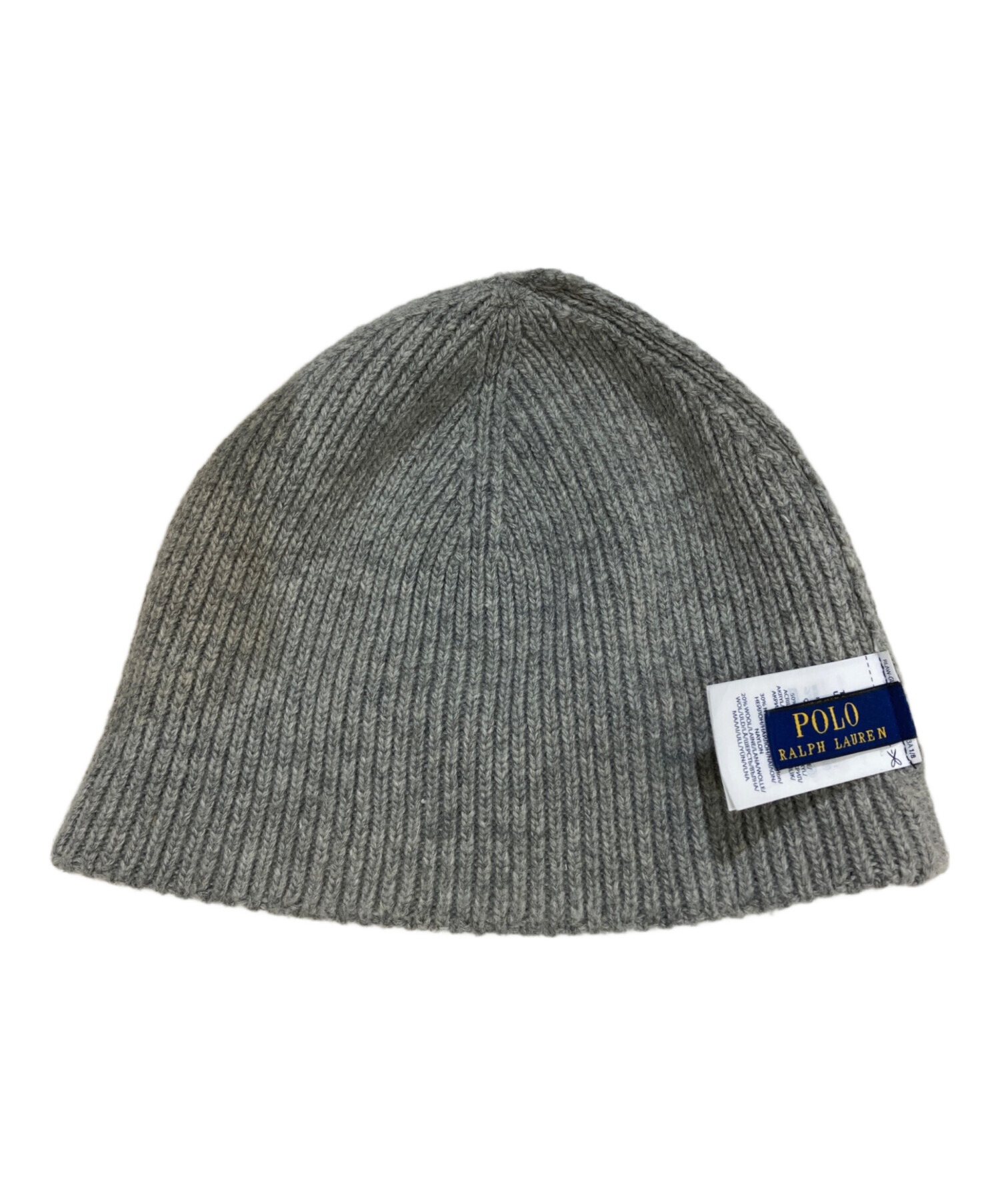 ラルフローレン　帽子　グレー 中古・古着通販】POLO RALPH LAUREN (ポロ・ラルフローレン