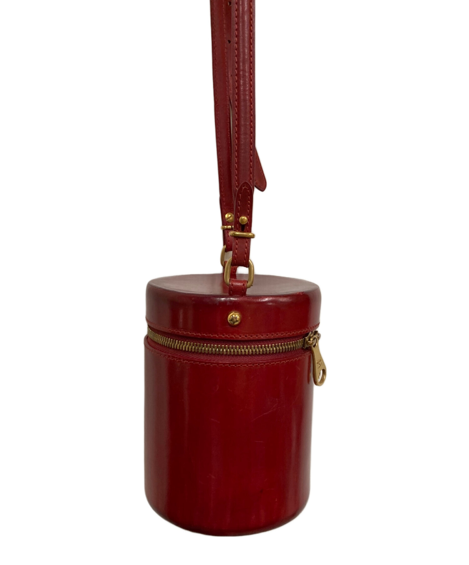 中古・古着通販】IL BISONTE (イル ビゾンテ) 筒型レザーショルダー