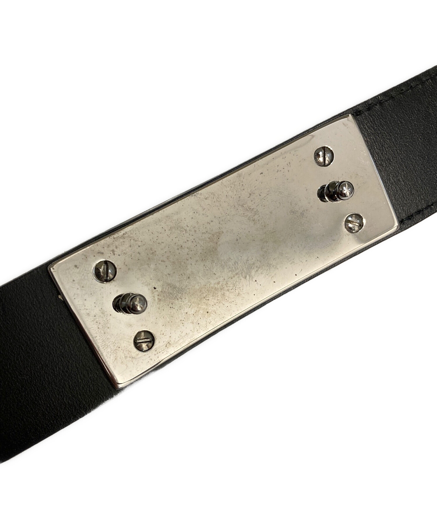 中古・古着通販】GUCCI (グッチ) ベルト ブラック サイズ:SIZE 80/32