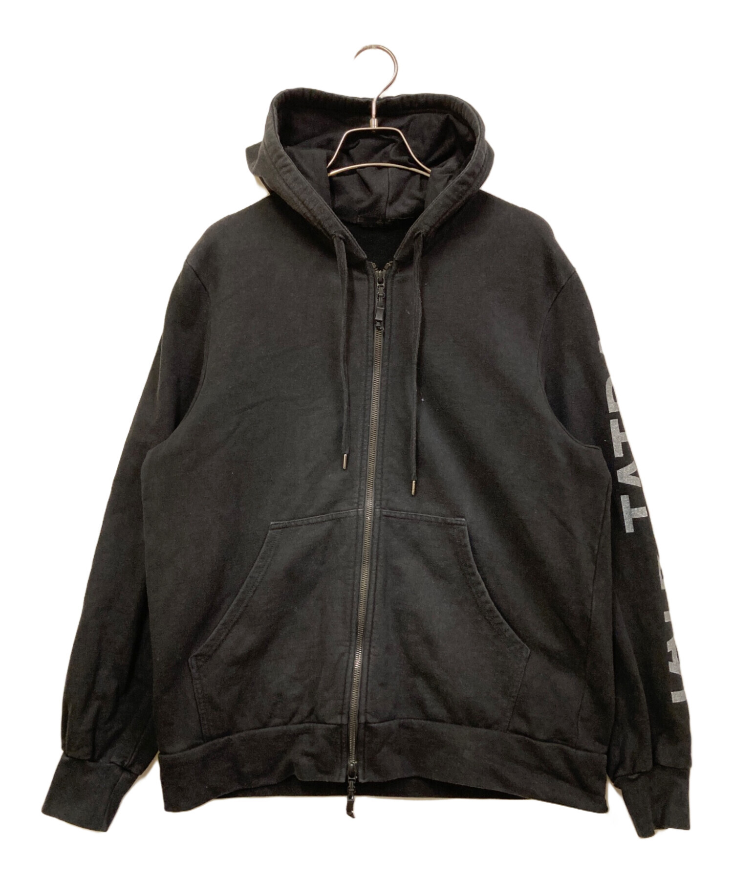 中古・古着通販】TATRAS (タトラス) KAWARA ジップパーカー ブラック