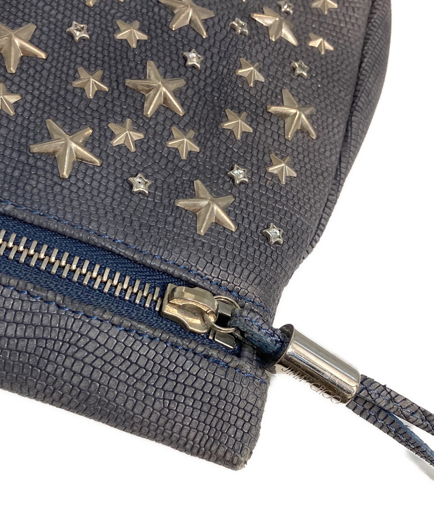 中古・古着通販】JIMMY CHOO (ジミーチュウ) スタースタッズクラッチ