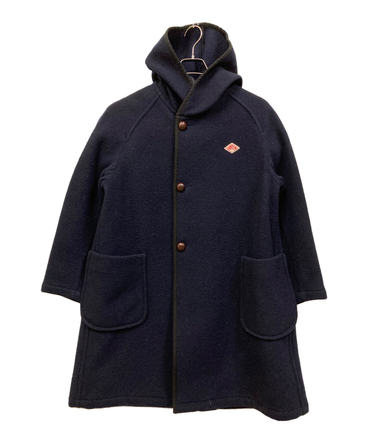 超特価！！未使用品！！ ダントン ウールモッサ シングルコート ネイビー 中古・古着通販】DANTON (ダントン) ウールモッサコート ネイビー