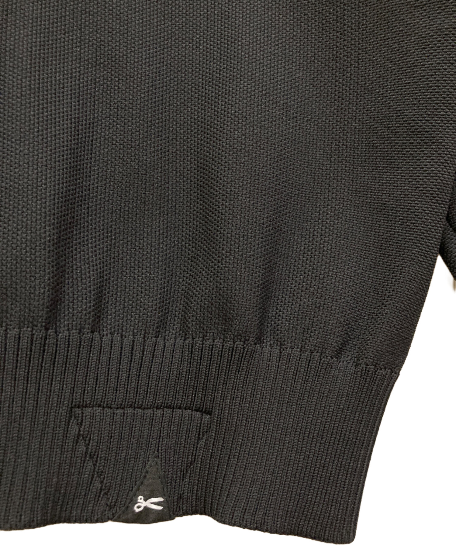 中古・古着通販】Denham (デンハム) 3D LOGO TECK KNIT ブラック