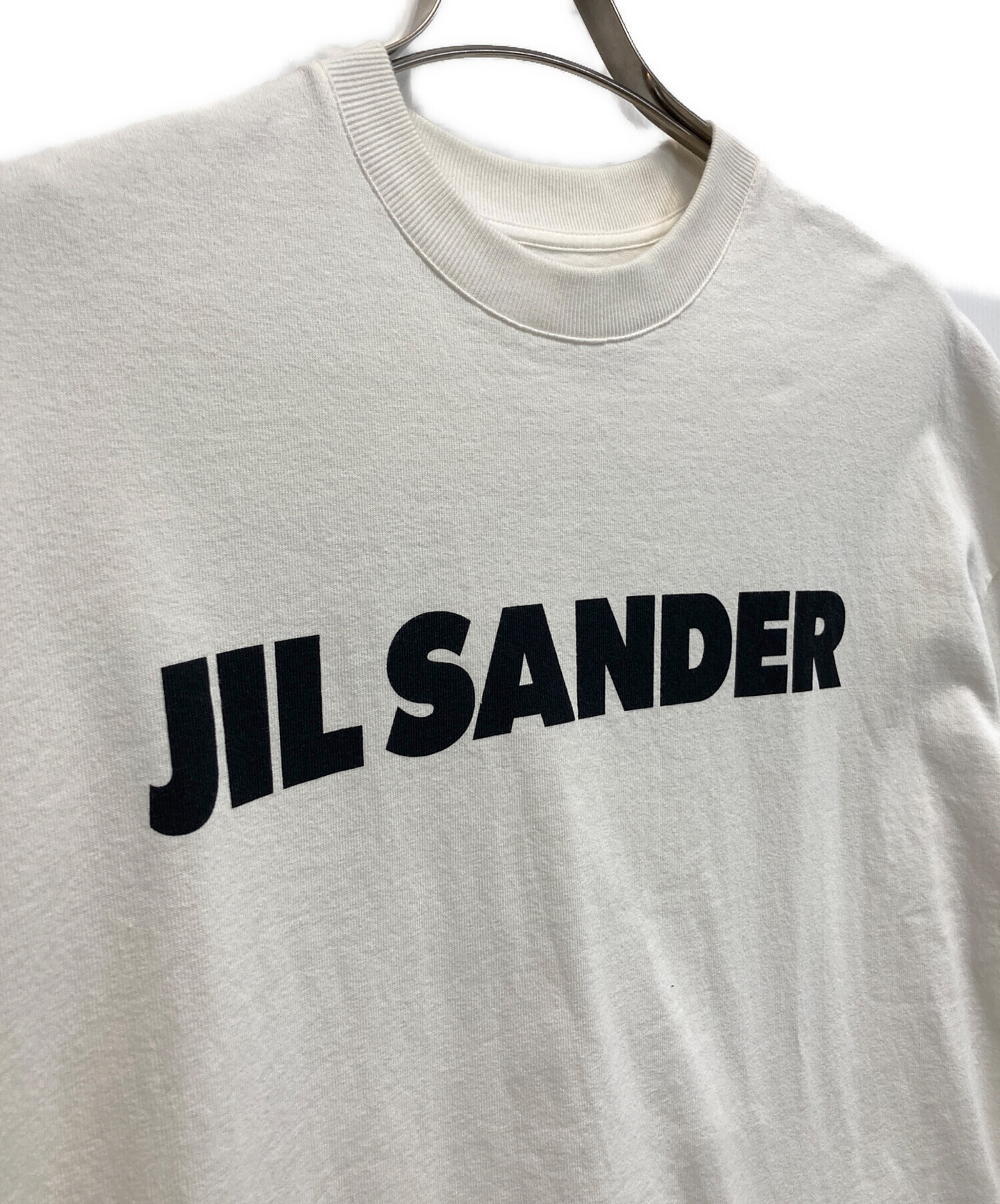 中古・古着通販】JIL SANDER (ジルサンダー) ロゴTシャツ ホワイト