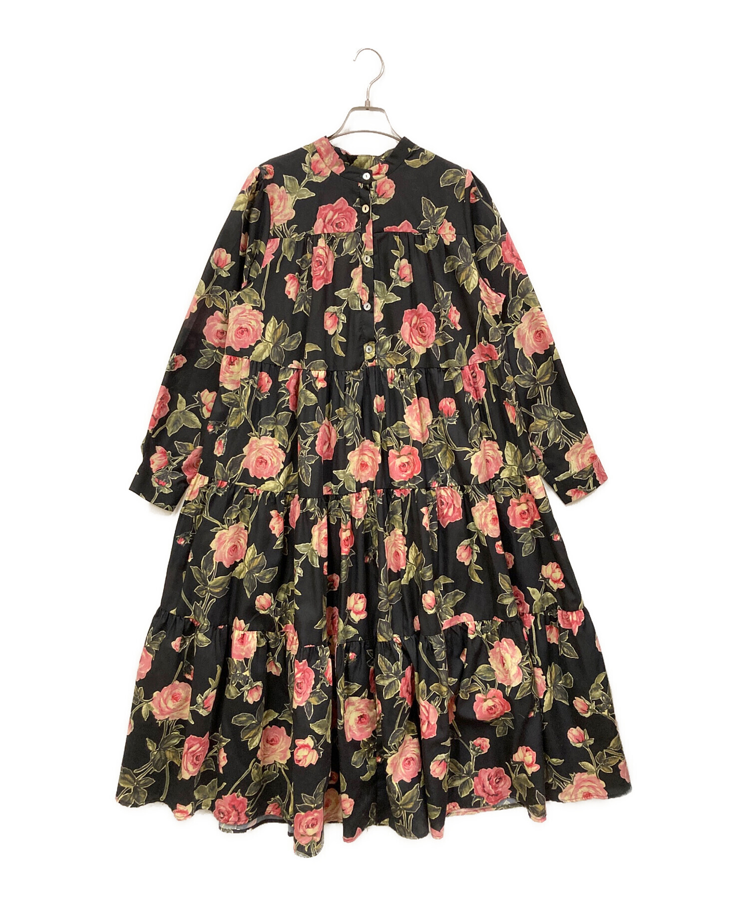 中古・古着通販】manana suerte (マニャーナスエルテ) 花柄ワンピース