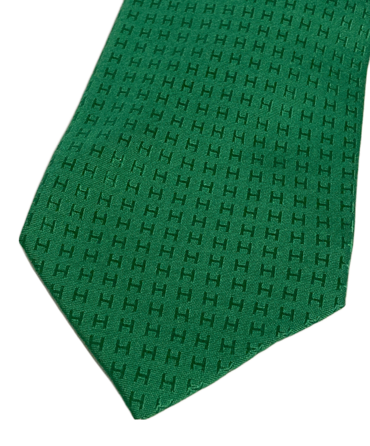 中古・古着通販】HERMES (エルメス) ファソネH織 シルクネクタイ