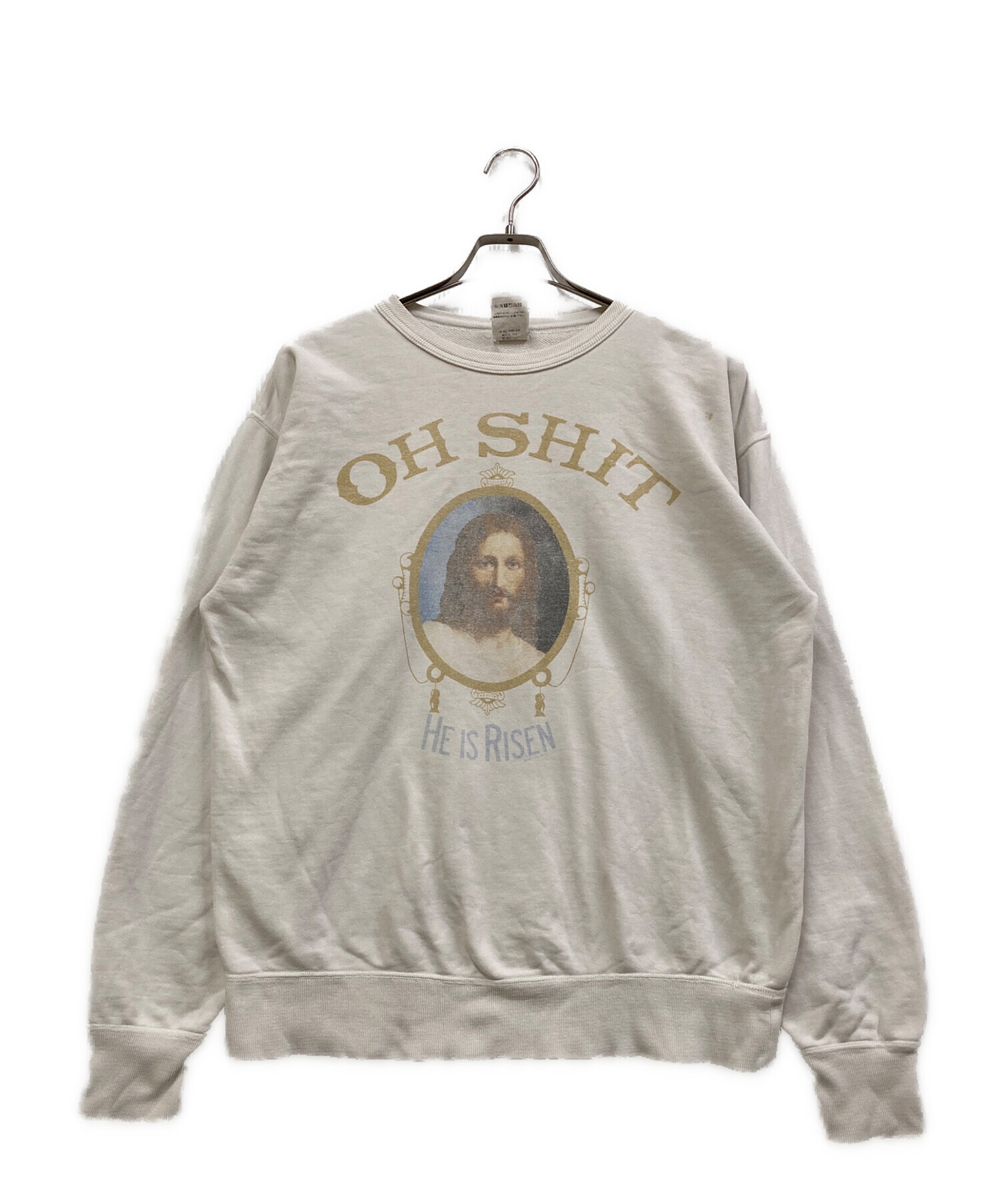 白XL【SAINTMICHAEL】OH SHIT_SWEAT／新品未使用／送料込 中古・古着通販】SAINT MICHAEL (セントマイケル) CRW SWT / OH SHIT