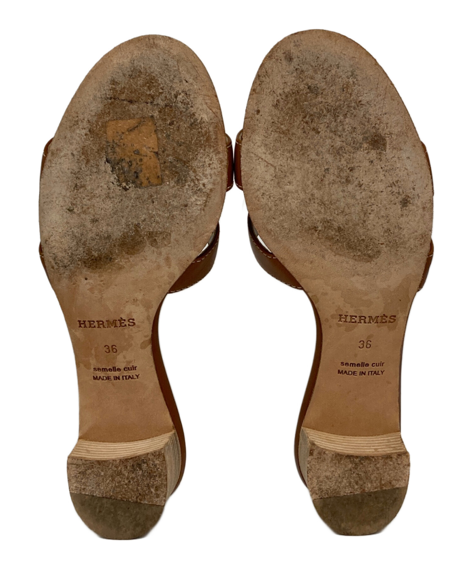 中古・古着通販】HERMES (エルメス) オアジス レザー サンダル / OASIS