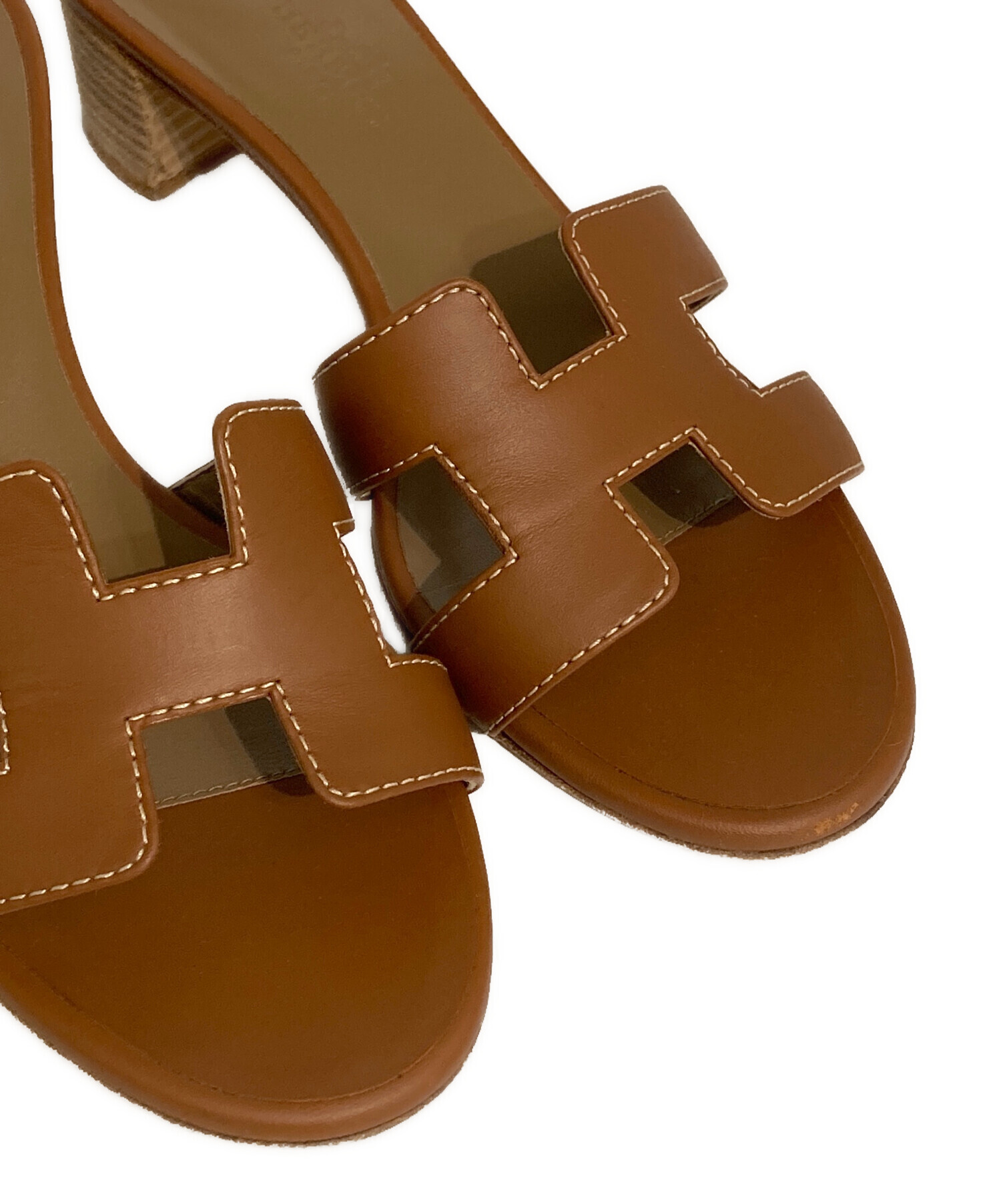 中古・古着通販】HERMES (エルメス) オアジス レザー サンダル / OASIS