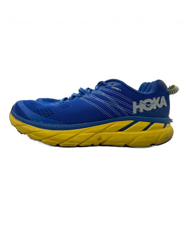 中古・古着通販】HOKAONEONE (ホカオネオネ) BONDI 6 ブルー×イエロー