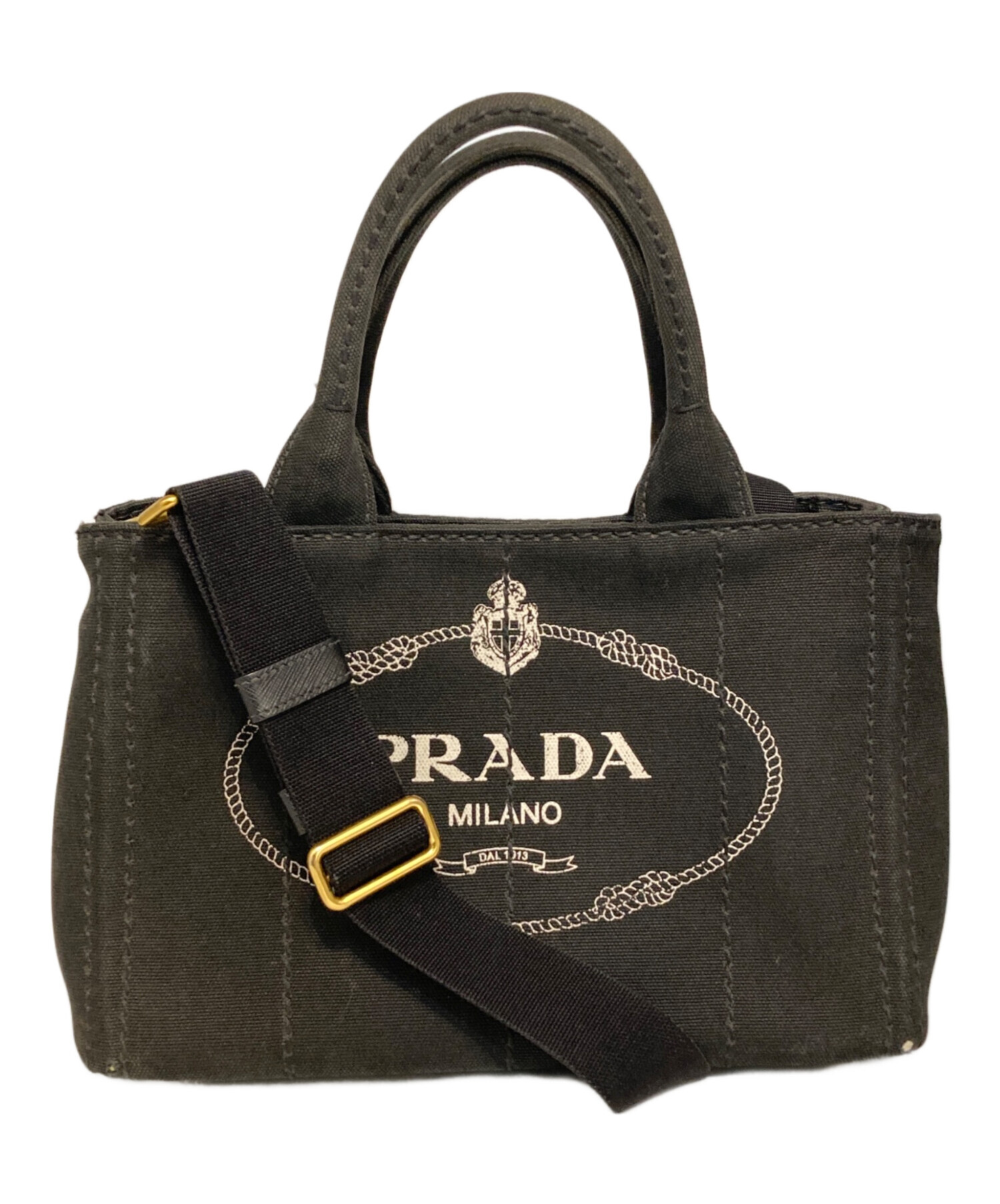 中古・古着通販】PRADA (プラダ) CANAPA 2WAYトートバッグ/カナパ