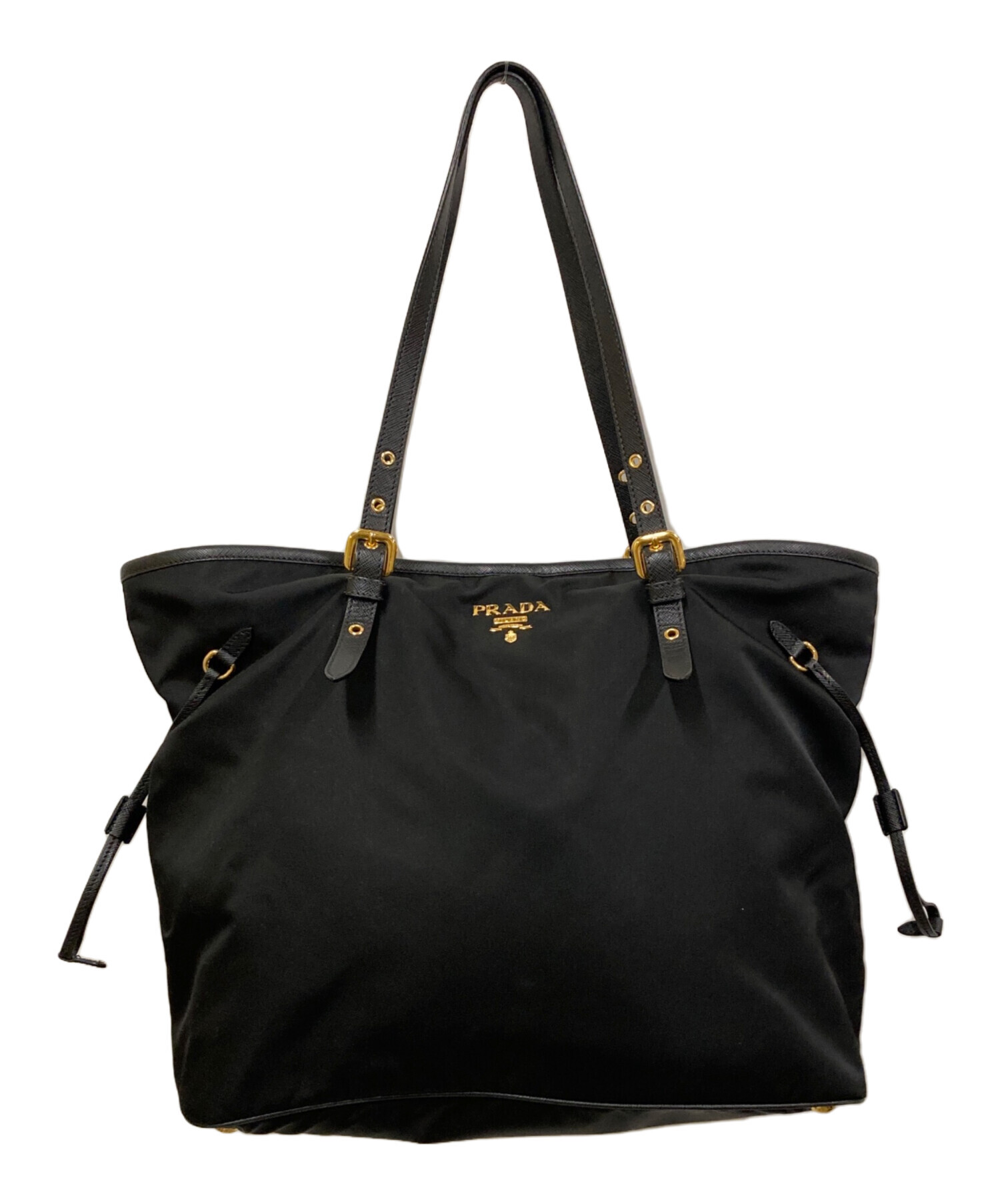 中古・古着通販】PRADA (プラダ) ナイロントートバッグ ブラック