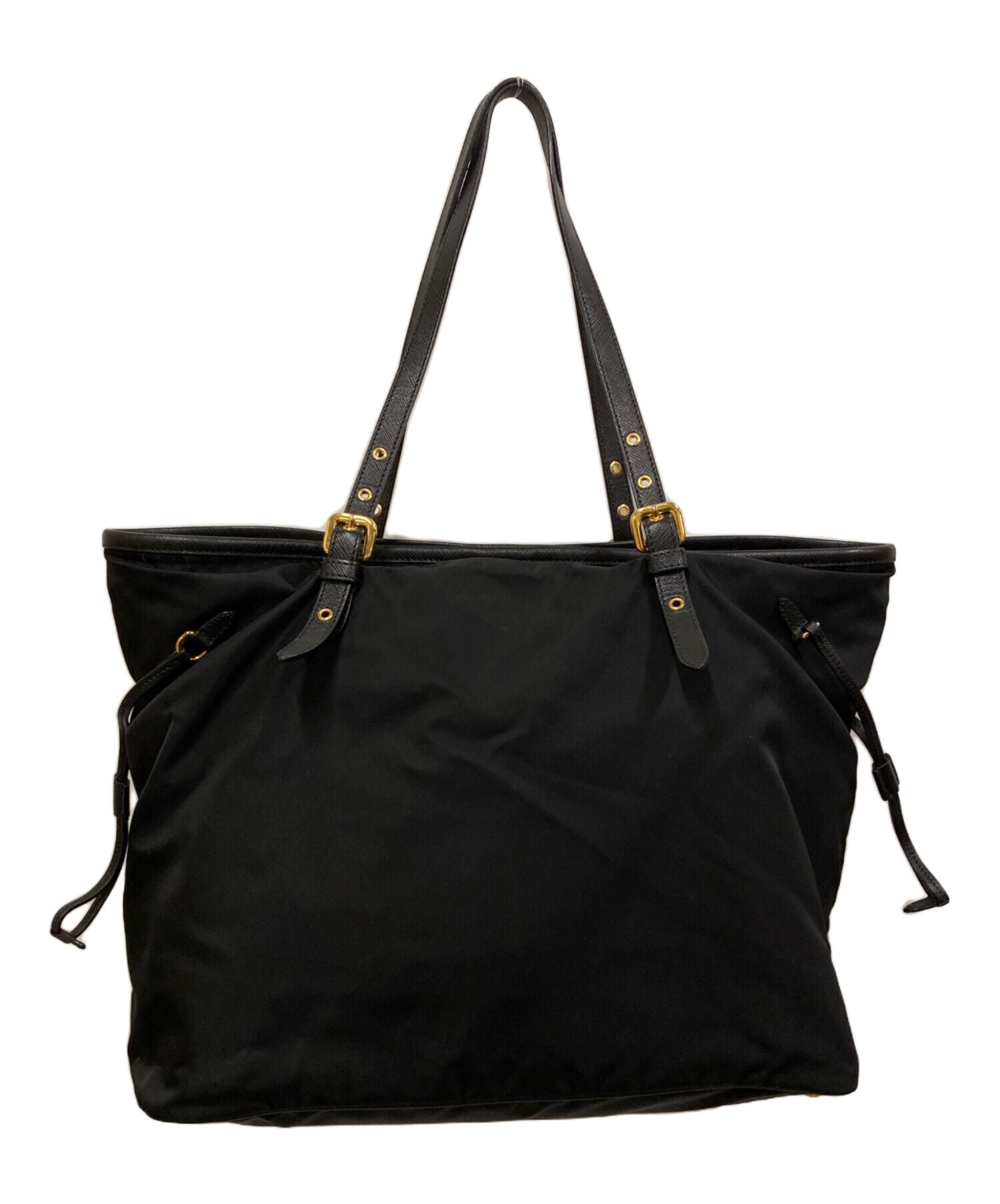 中古・古着通販】PRADA (プラダ) ナイロントートバッグ ブラック