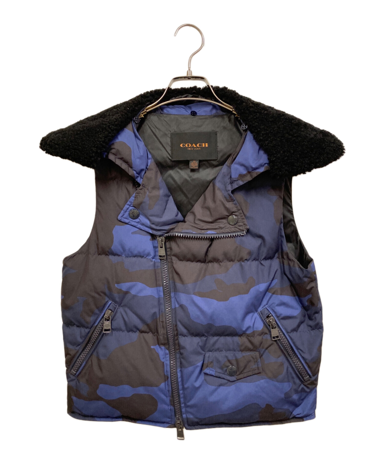 中古・古着通販】COACH (コーチ) ベスト ネイビー サイズ:XS