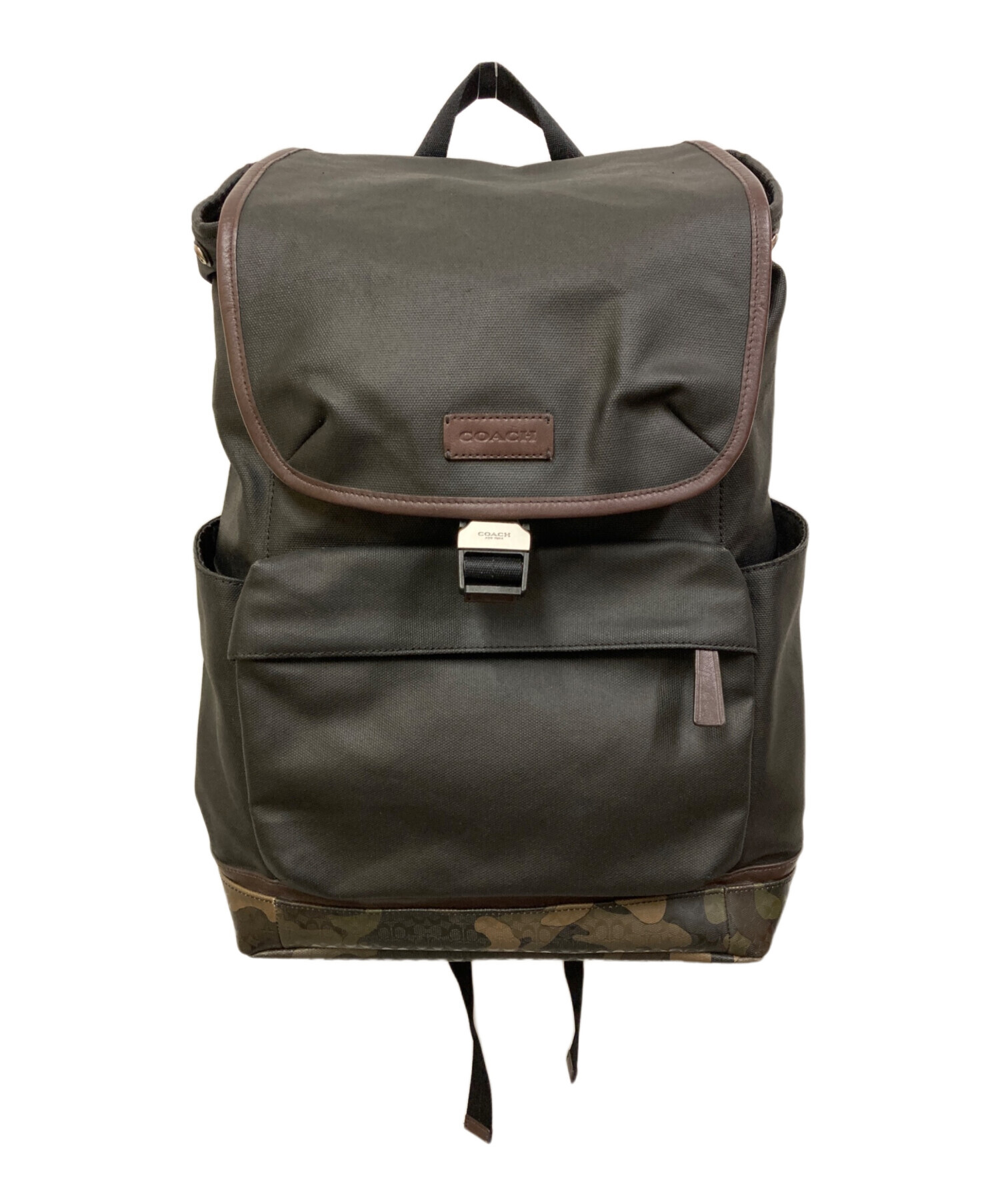 中古・古着通販】COACH (コーチ) リュック ブラック サイズ:表記なし