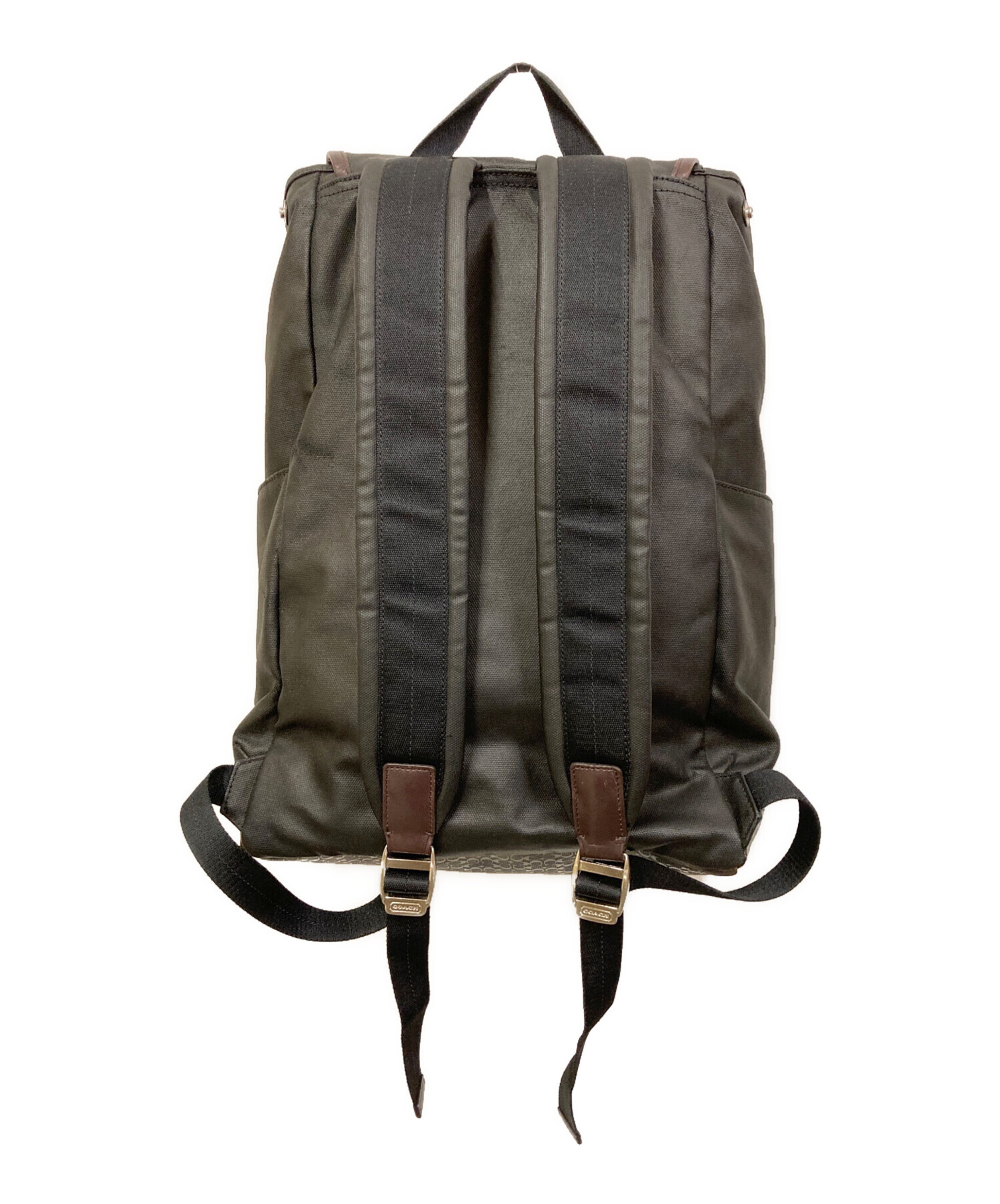 中古・古着通販】COACH (コーチ) リュック ブラック サイズ:表記なし