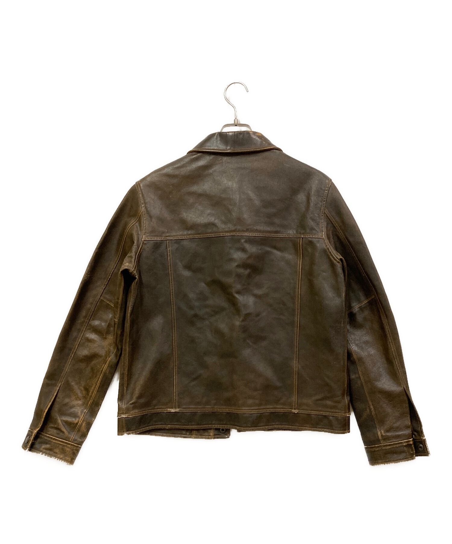 中古・古着通販】GAP (ギャップ) 00sカウレザージップブルゾン