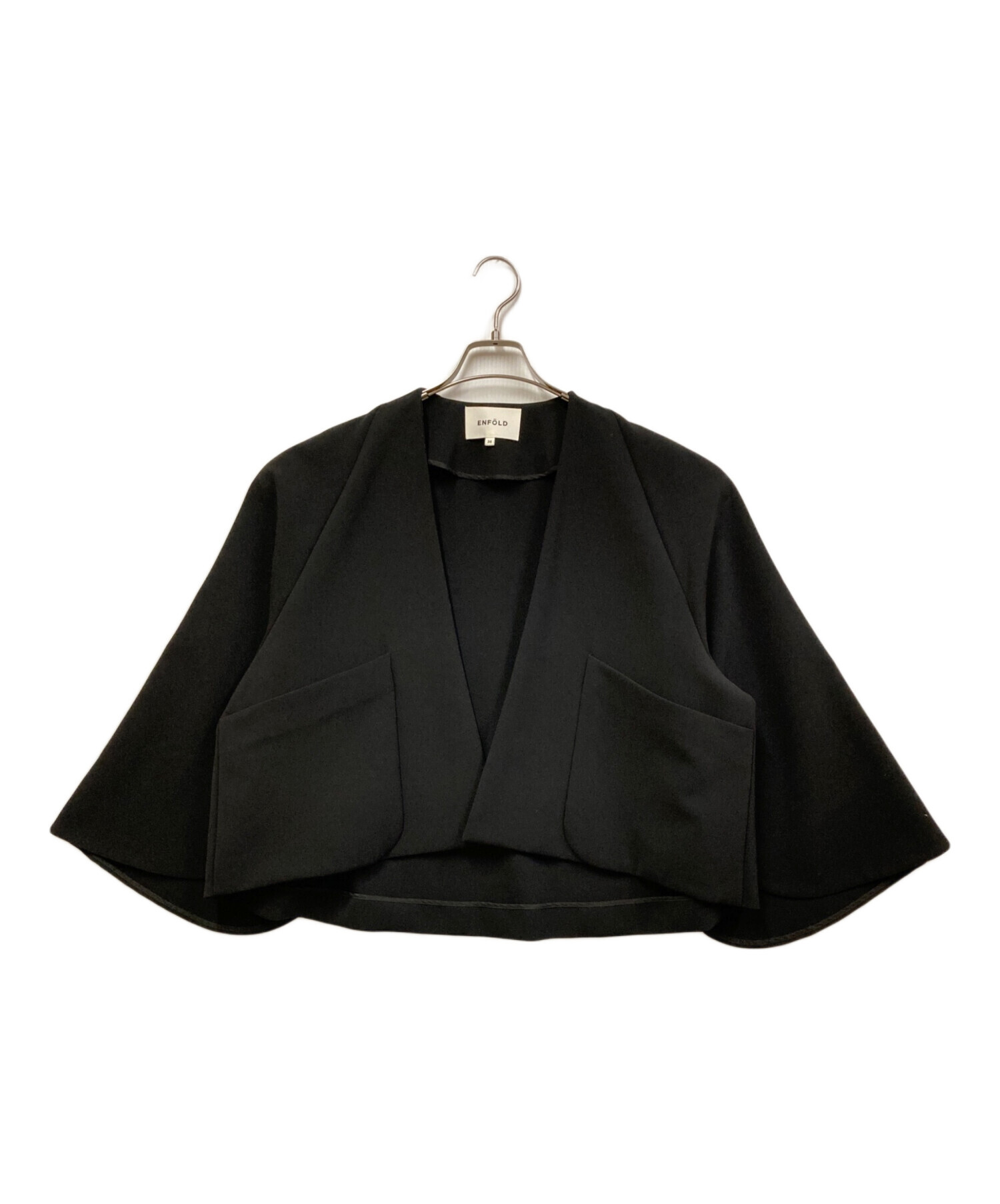 中古・古着通販】ENFOLD (エンフォルド) ドレープノーカラージャケット