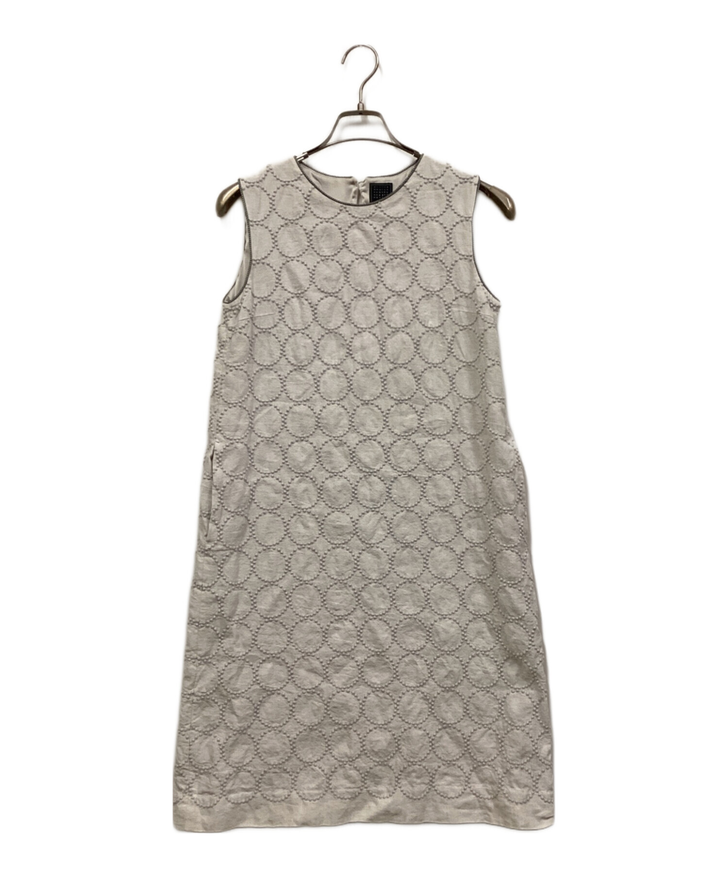 最終　ミナ ペルホネン ノースリーブドレスグレー新品 中古・古着通販】mina perhonen (ミナ ペルホネン) tambourine