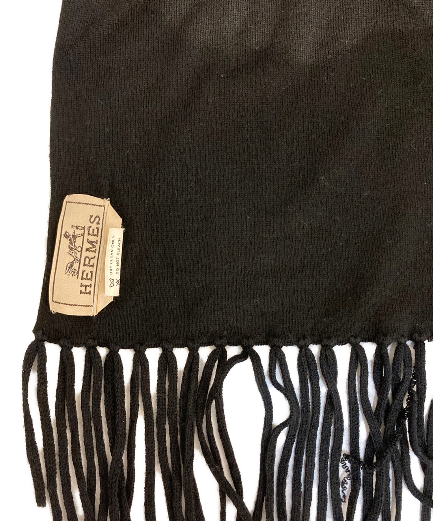 中古・古着通販】HERMES (エルメス) カシミヤ・ウールマフラー