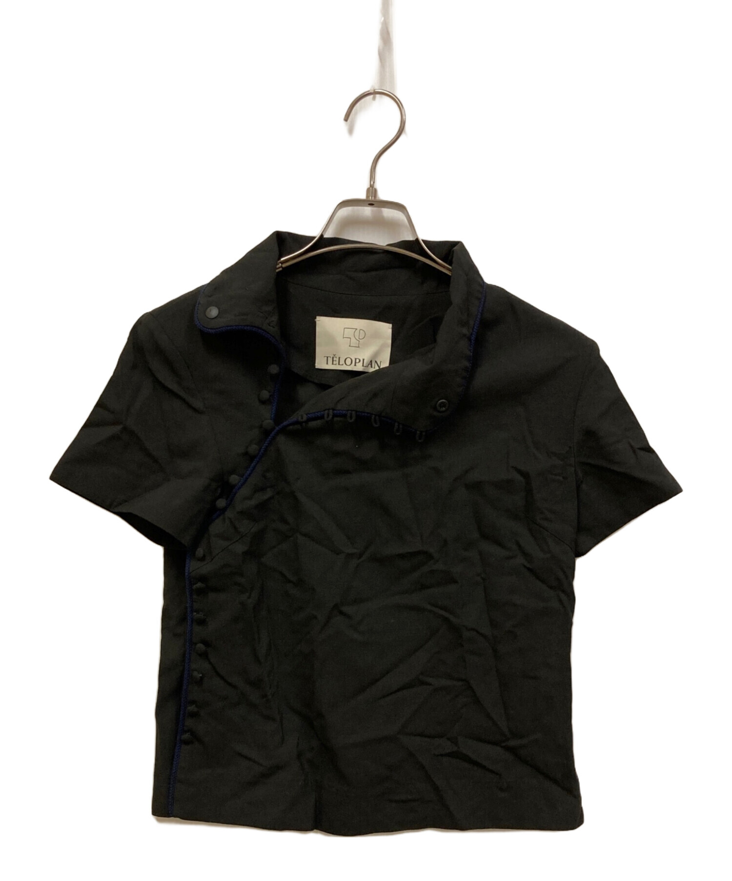 【新品タグ付き✨️】TELOPLAN Pablo China Top ブラック 中古・古着通販】TELOPLAN (テーロプラン) Pablo China Top ブラック