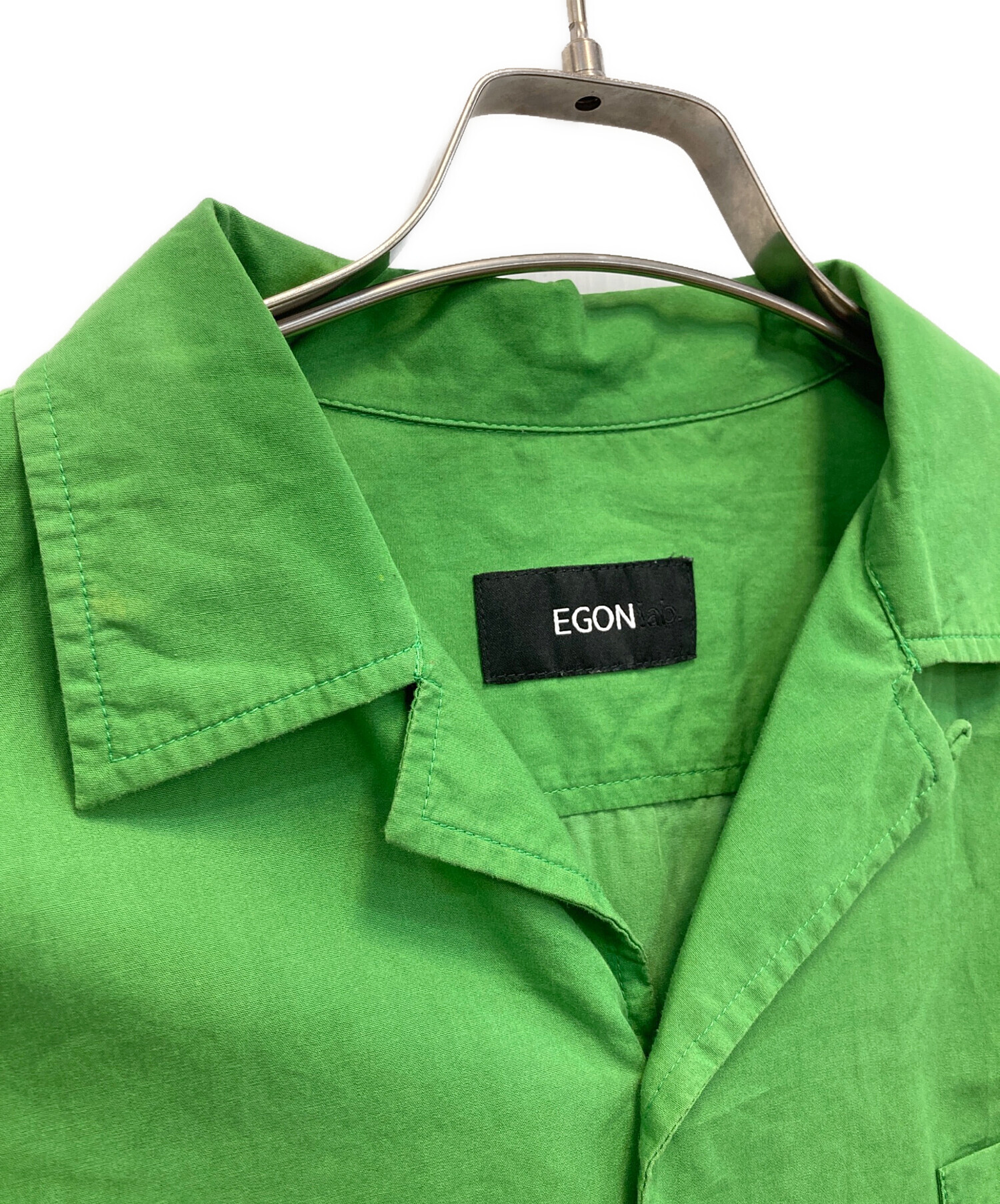 中古・古着通販】EGON lab (エゴンラボ) S/Sオープンカラーシャツ