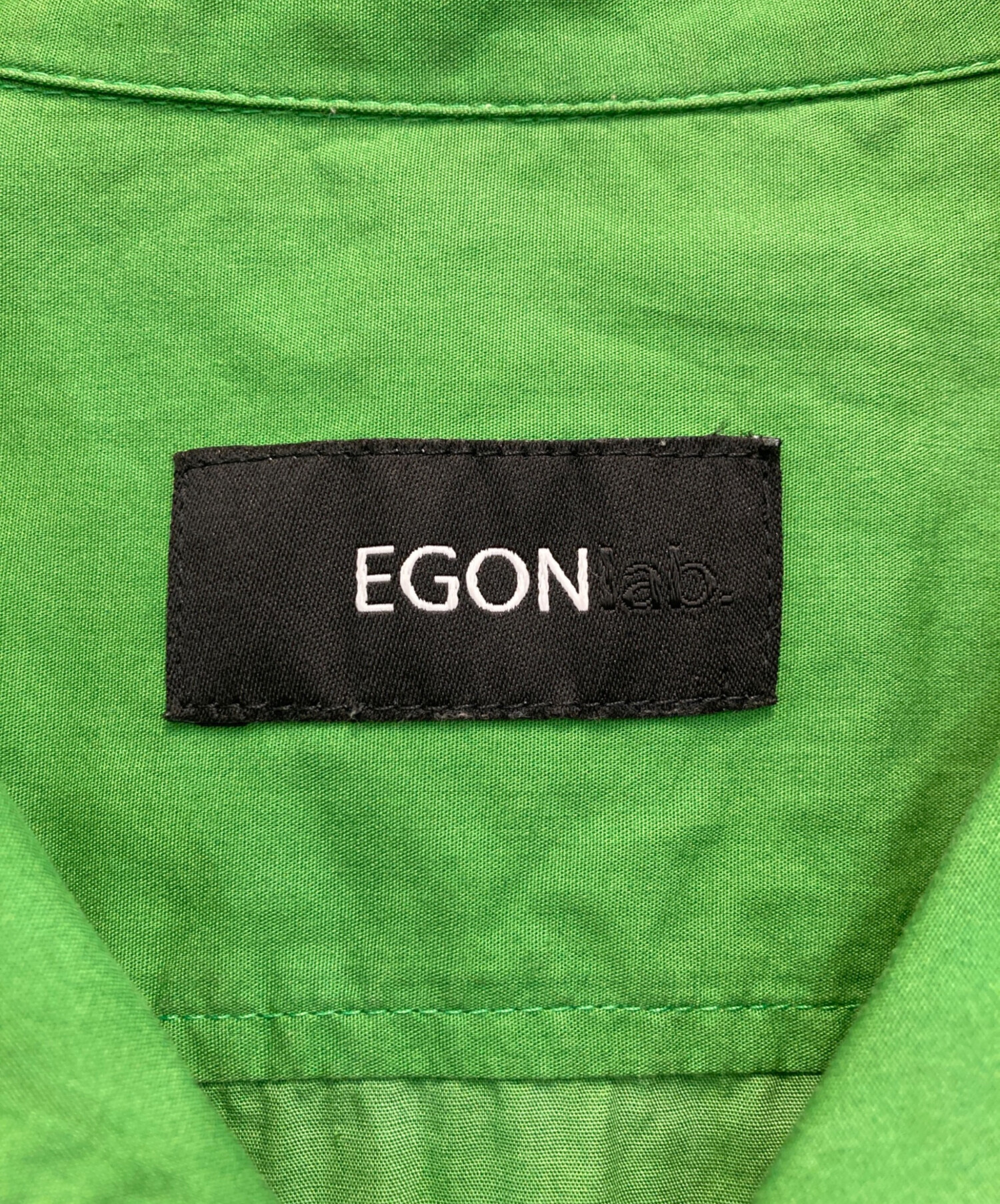 中古・古着通販】EGON lab (エゴンラボ) S/Sオープンカラーシャツ