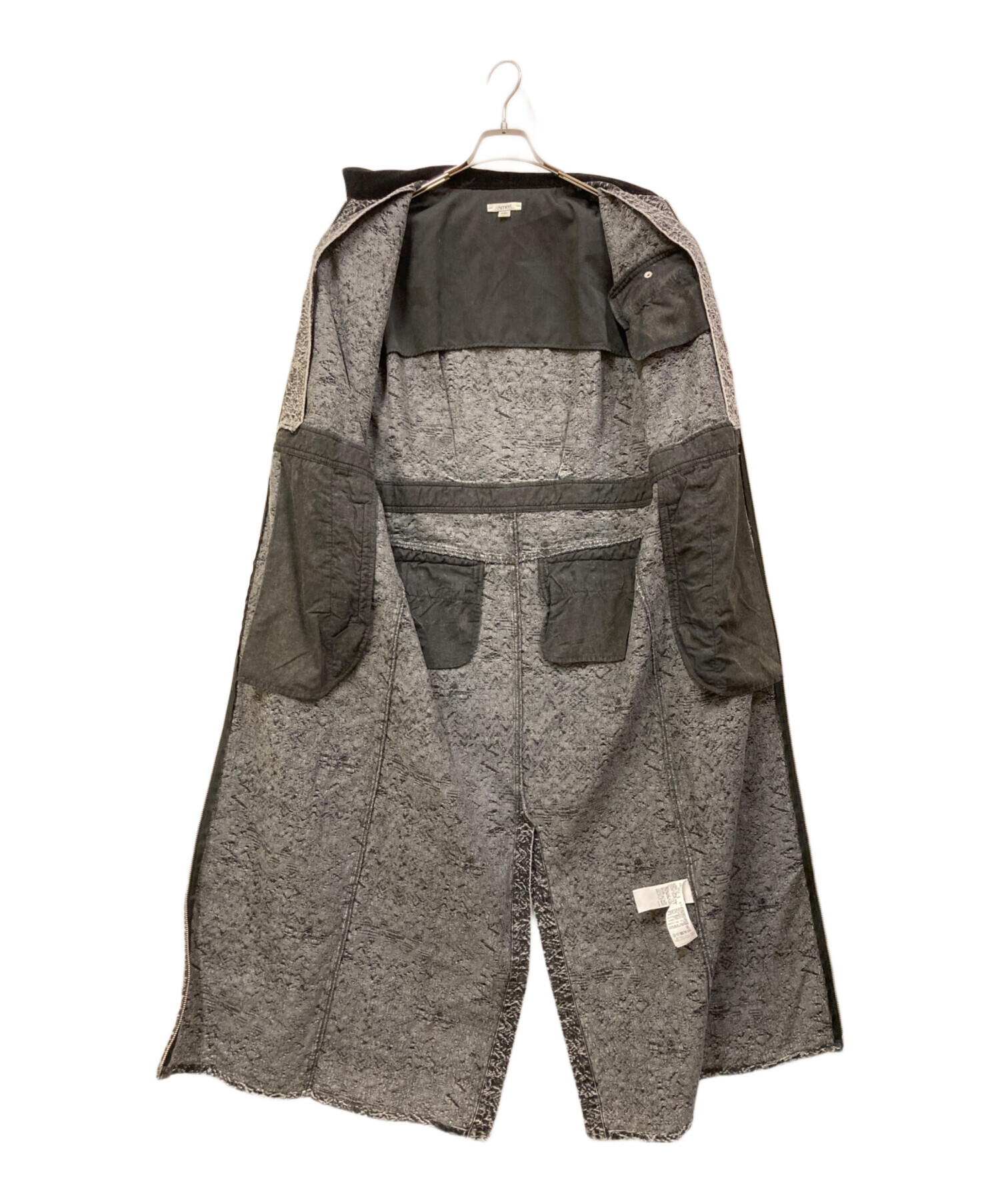 中古・古着通販】AMERI (アメリ) BLOUSON LIKE DENIM DRESS グレー