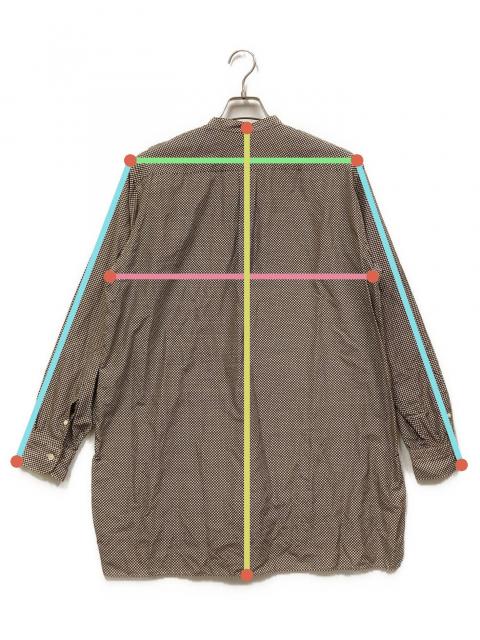 中古・古着通販】COMOLI (コモリ) コットン・シルクドット柄バンド