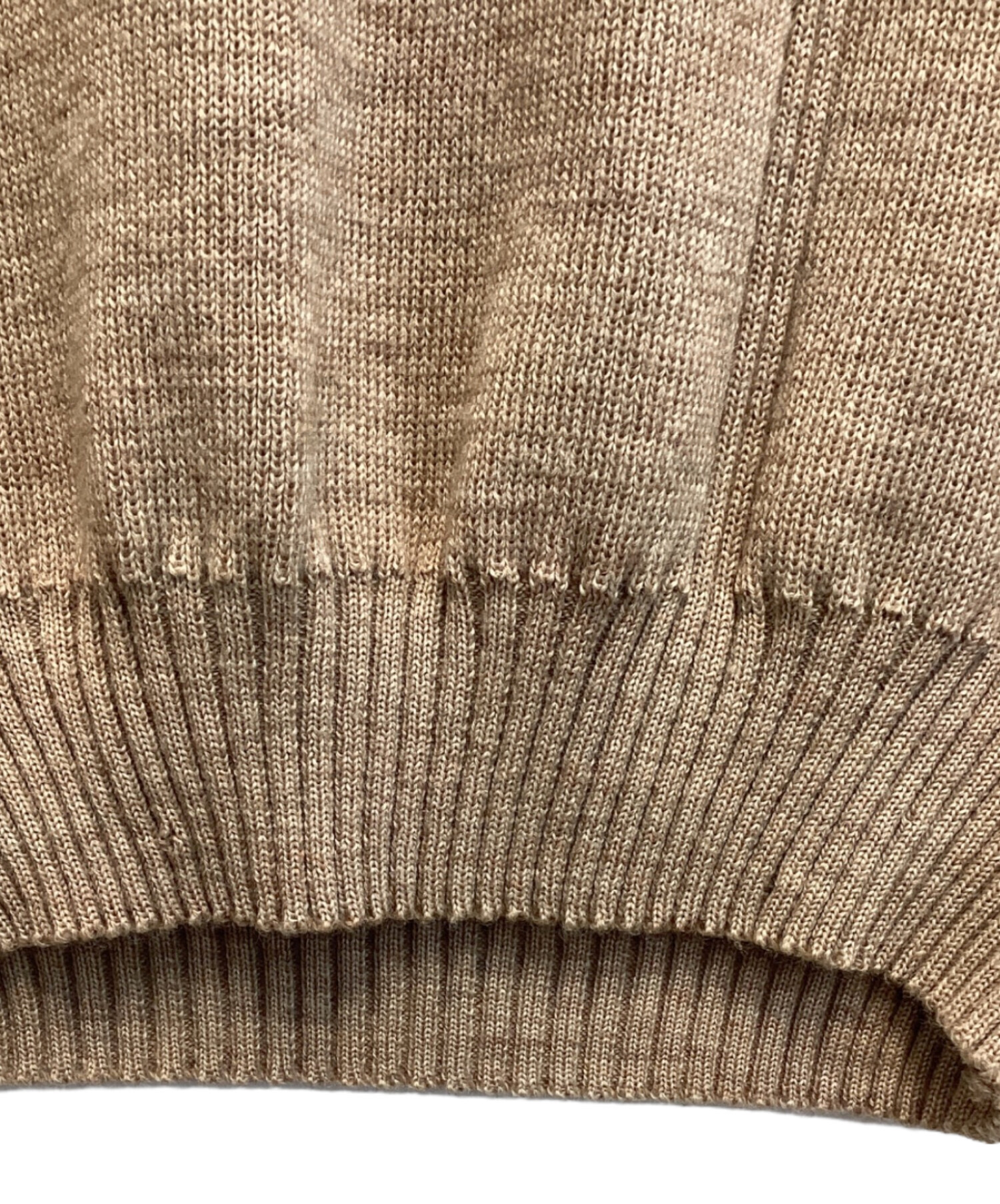 未使用　Burberrys ウールニット セーター エルボーパッチ　Mサイズ 中古・古着通販】Burberry's (バーバリーズ) ショルダーエルボーパッチ