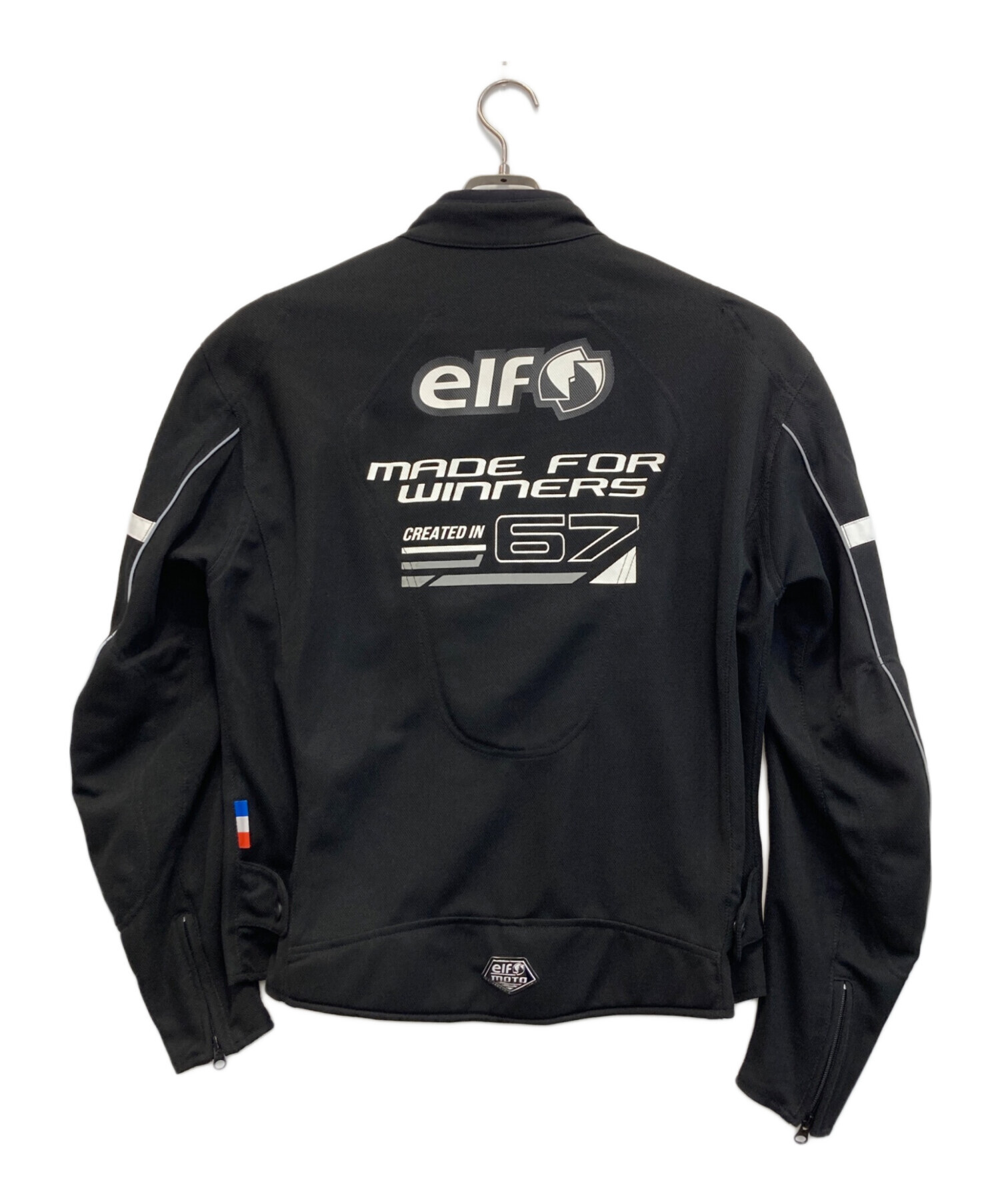 elf メッシュジャケット 67 ブラック L 中古・古着通販】elf (エルフ) フレッド メッシュジャケット ブラック