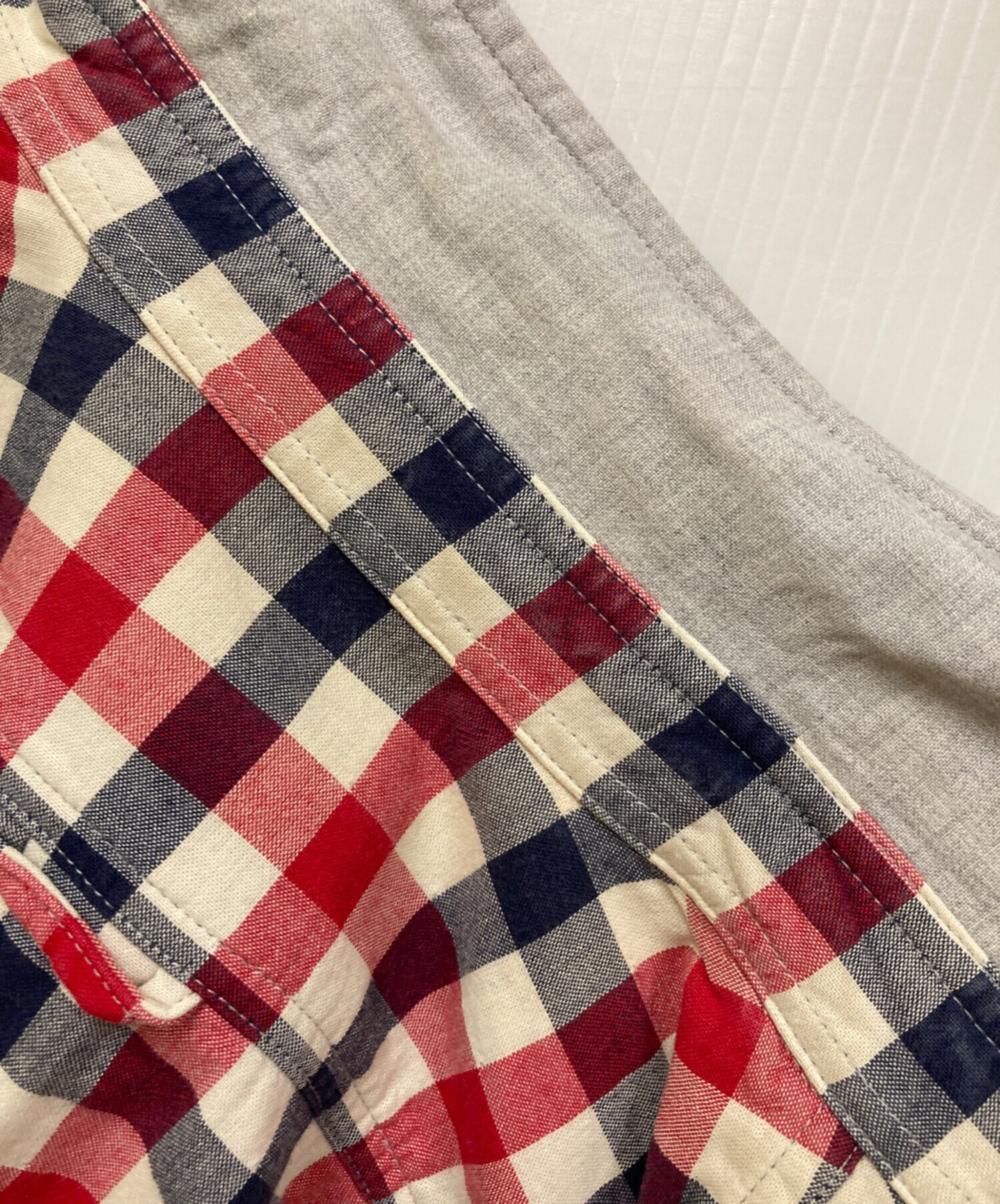 中古・古着通販】LACOSTE (ラコステ) リバーシブルシャツ トリコロール 