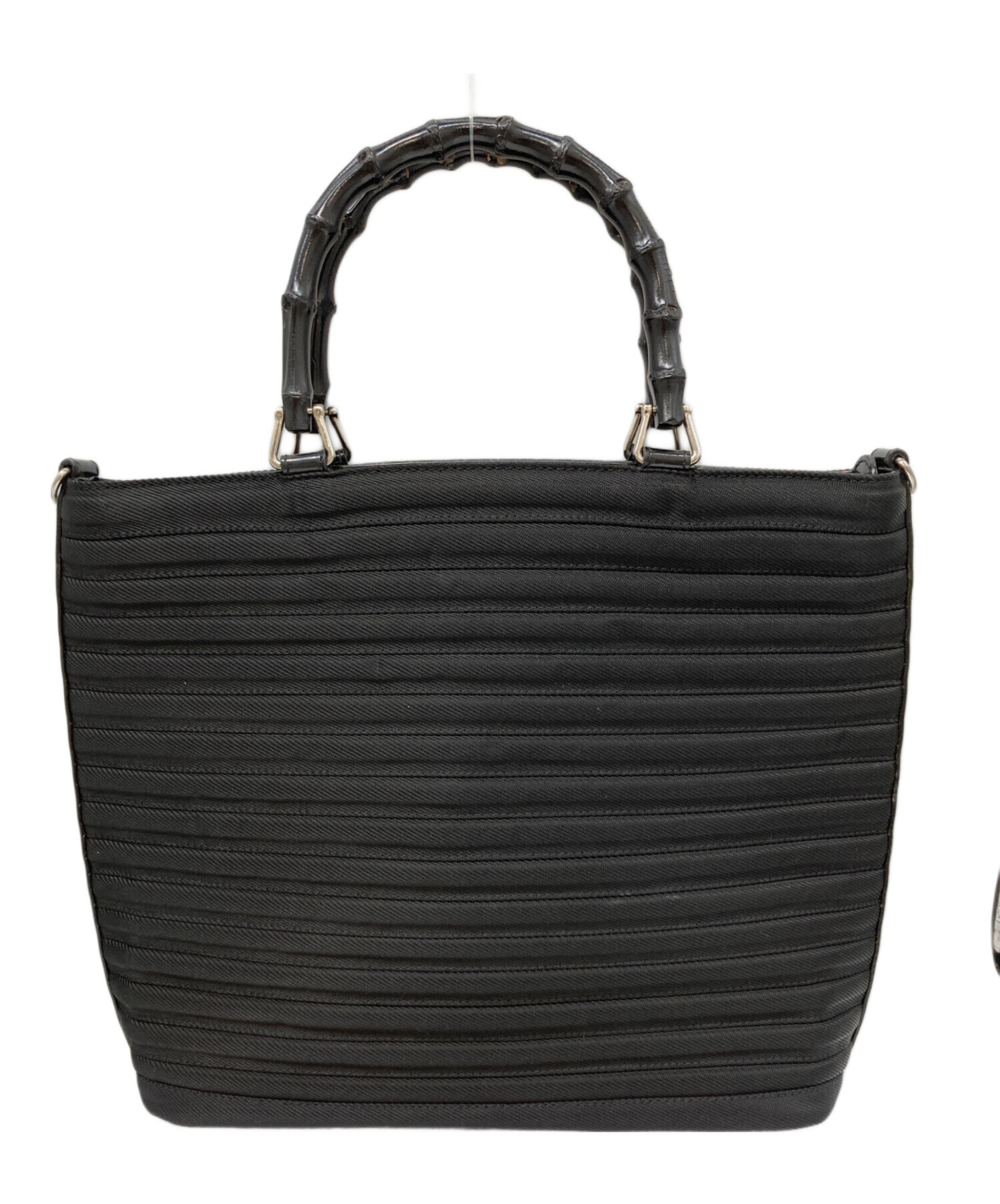中古・古着通販】GUCCI (グッチ) 2WAY バンブー・ナイロンハンドバッグ 
