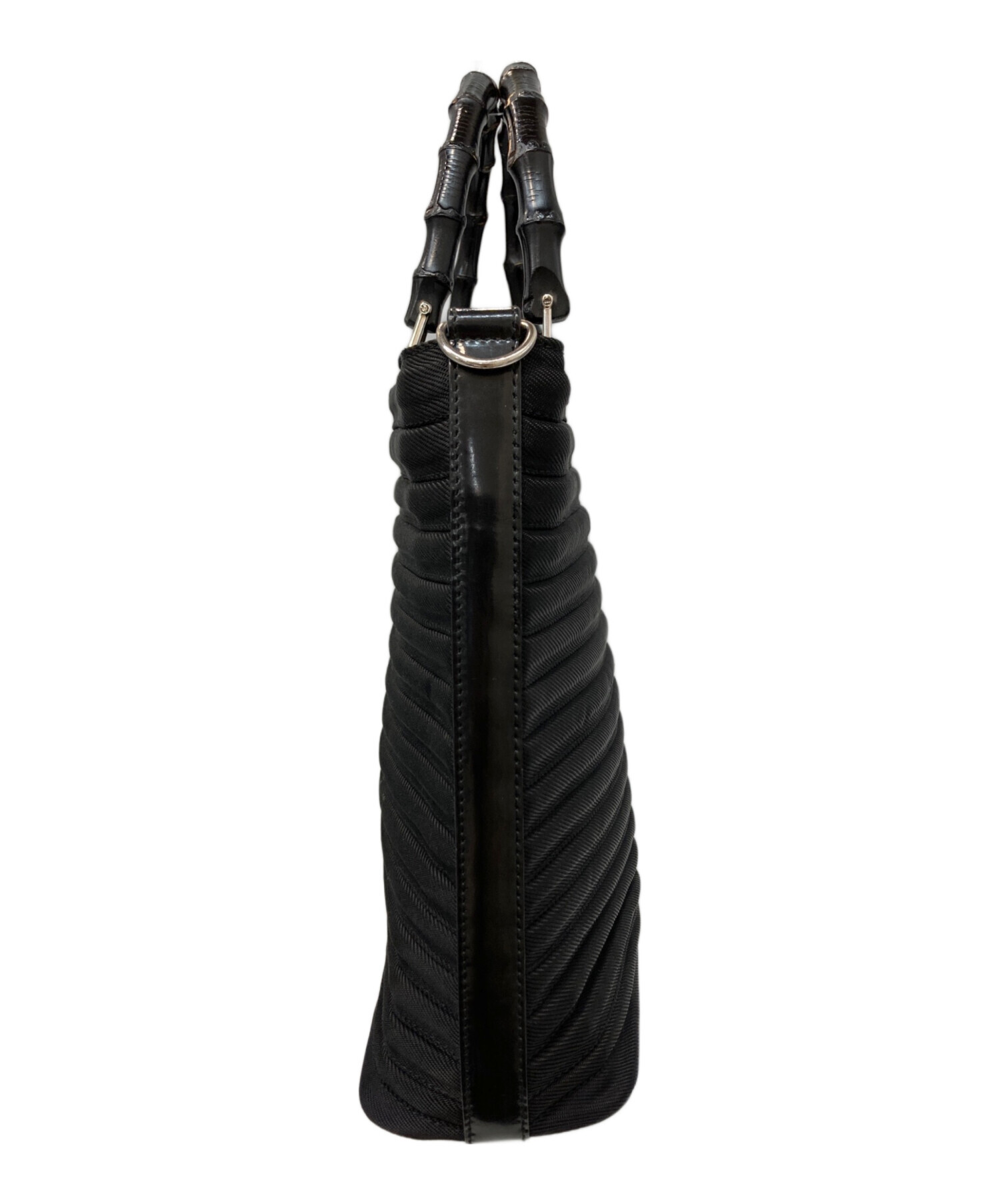 超レア! GUCCI 2way バンブーバッグ トムフォード期 中古・古着通販】GUCCI (グッチ) 2WAY バンブー・ナイロンハンドバッグ