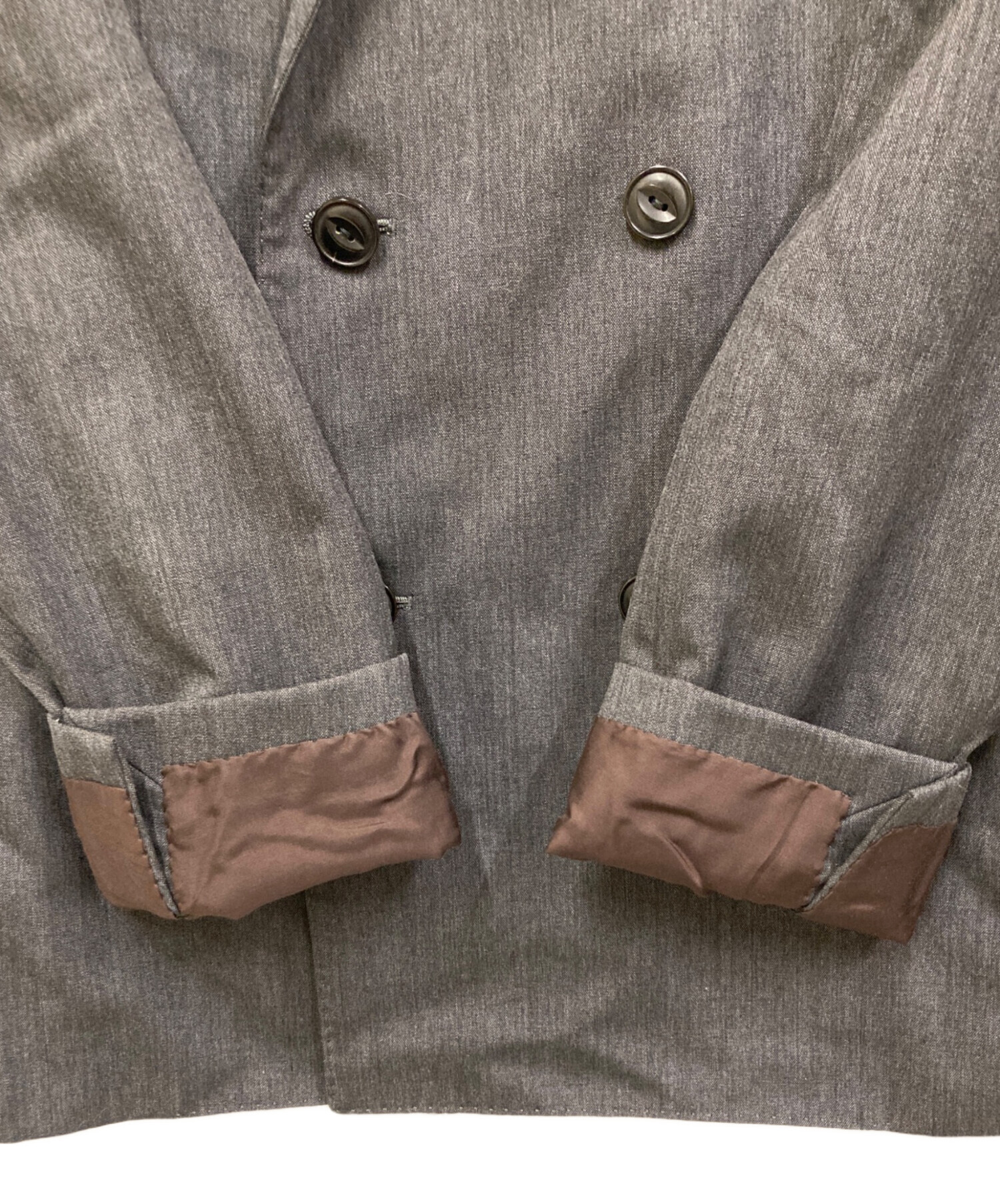 中古・古着通販】KOLOR (カラー) WOOL TRO DOUBLE JACKET/ウール トロ 