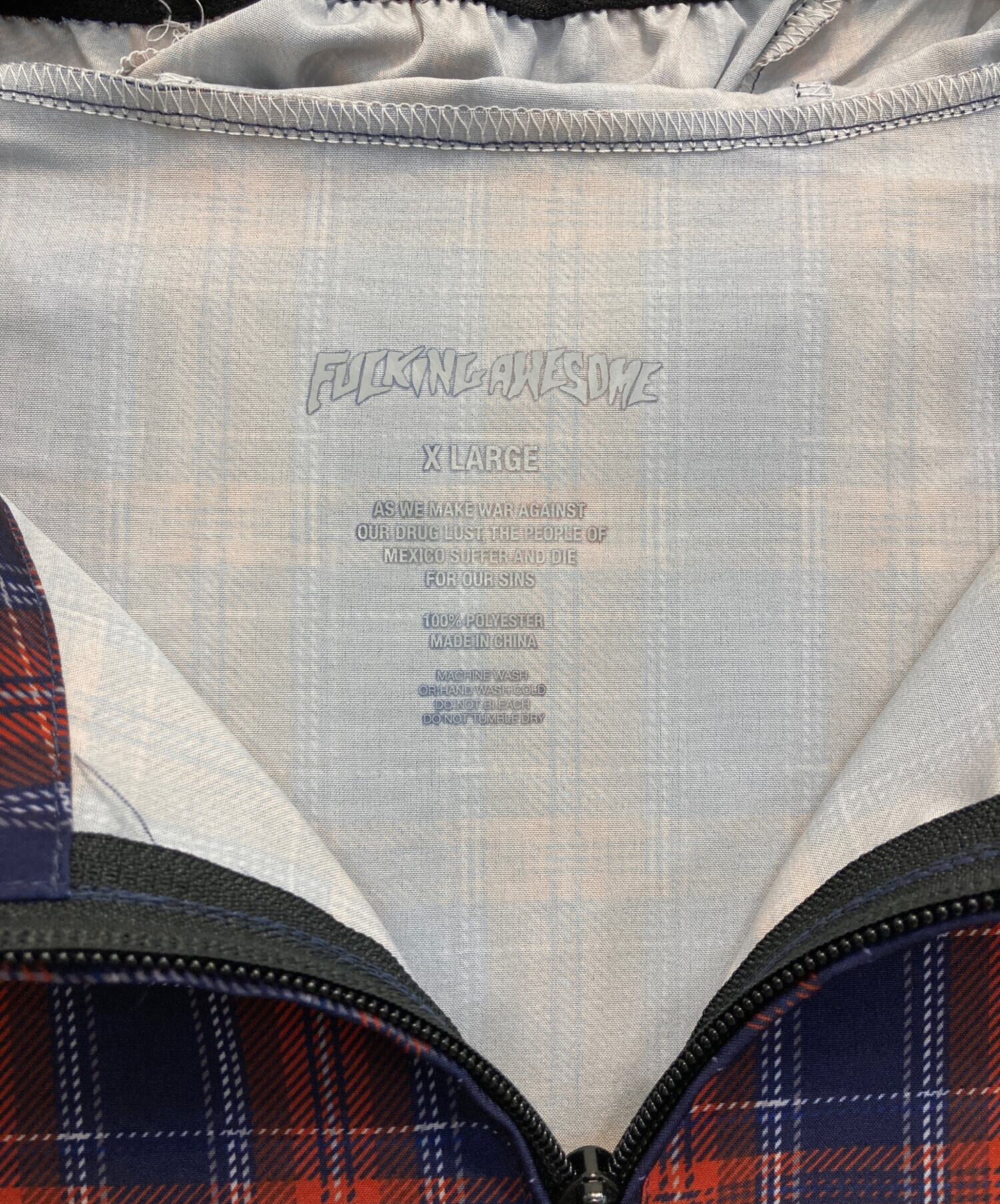 中古・古着通販】Fucking Awesome (ファッキンオーサム) PLAID ANORAK